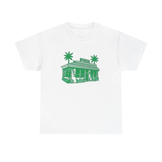 Pizza Shop Retro Graphic T Shirt NEW Vintage Unisex Heavy Cotton Tee