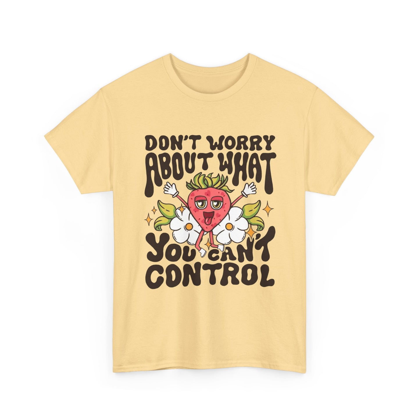 Don't Worry About What You Can't Control Graphic T Shirt Unisex Heavy Cotton Tee
