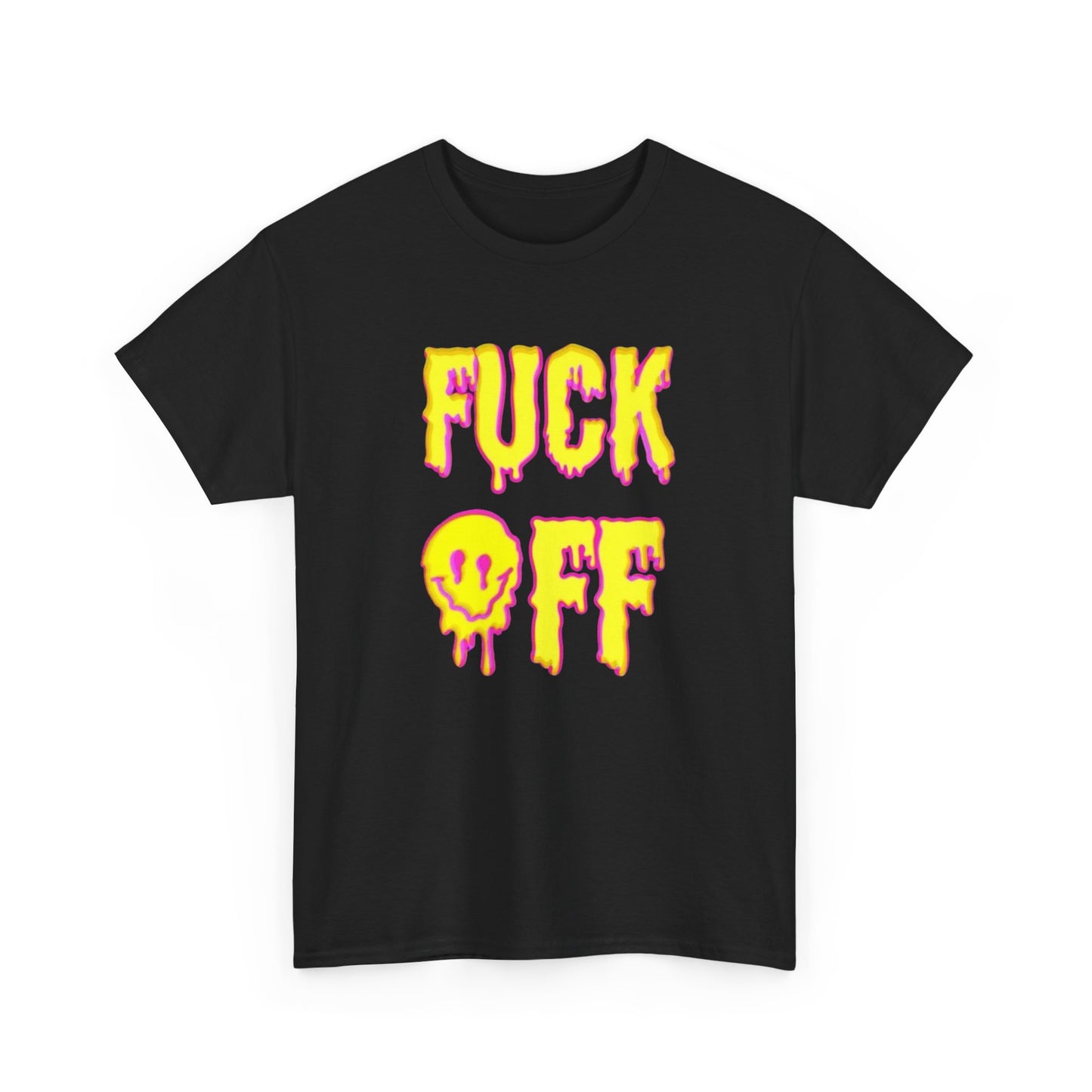 F Off Groovy Trippy Vibes Graphic T Shirt Unisex Heavy Cotton Tee