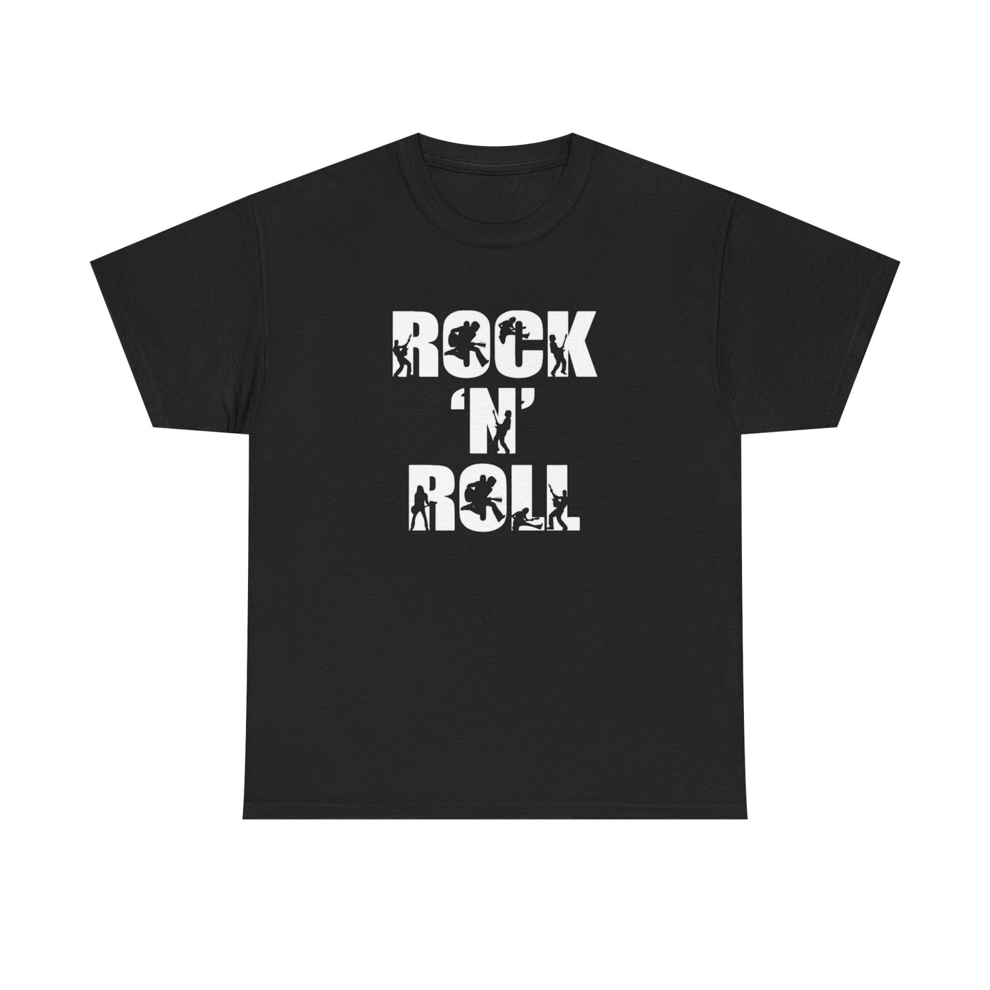Rock And Roll Graphic T-Shirt Unisex Heavy Cotton Tee NEW