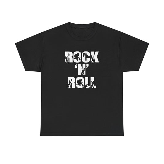 Rock And Roll Graphic T-Shirt Unisex Heavy Cotton Tee NEW