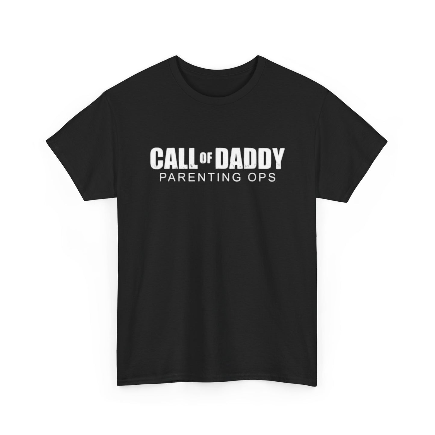 Call Of Daddy Parenting Ops Funny Shirt Gamer Dad Jokes Unisex Heavy Cotton Tee