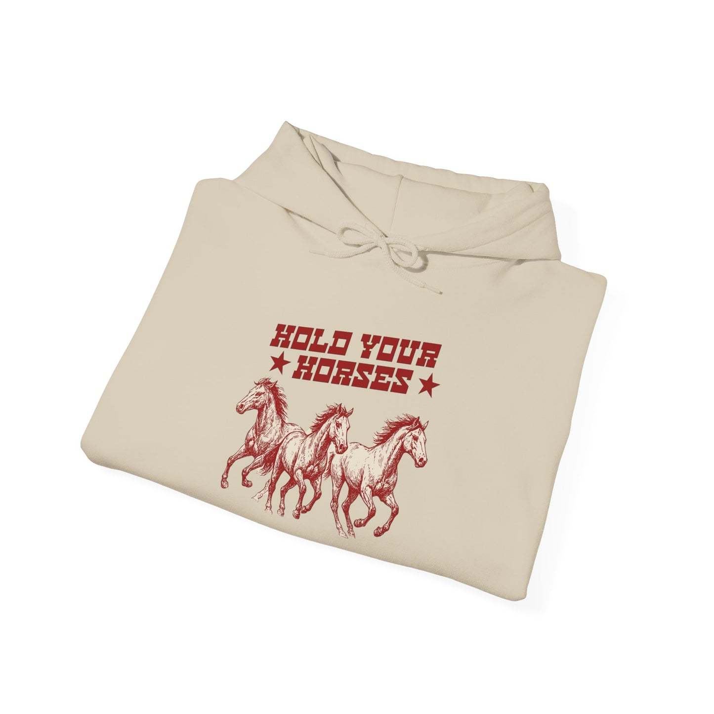 Hold Your Horses Hoodie NEW ADULT Unisex Hooded Sweatshirt