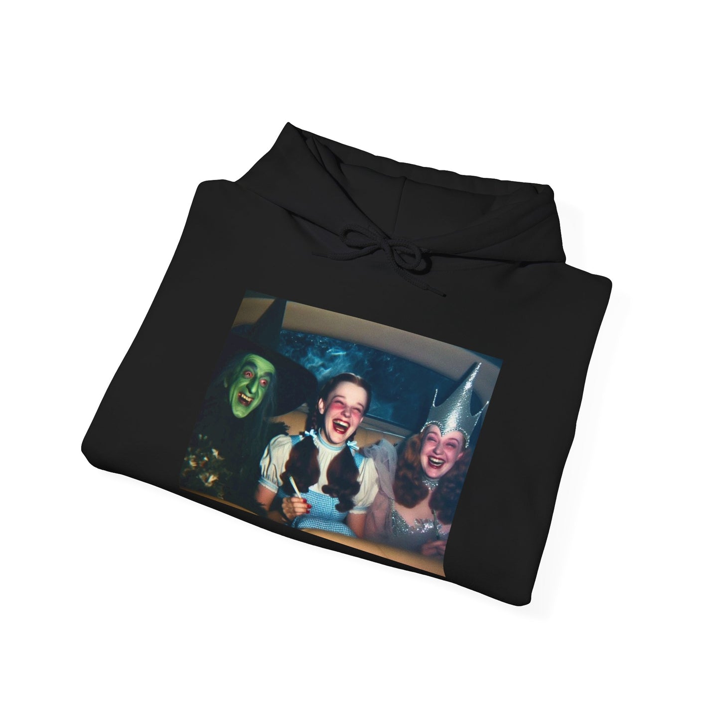 Funny Smoking Wizard Of Oz Graphic Hoodie Unisex Heavy Blend™ Hooded Sweatshirt