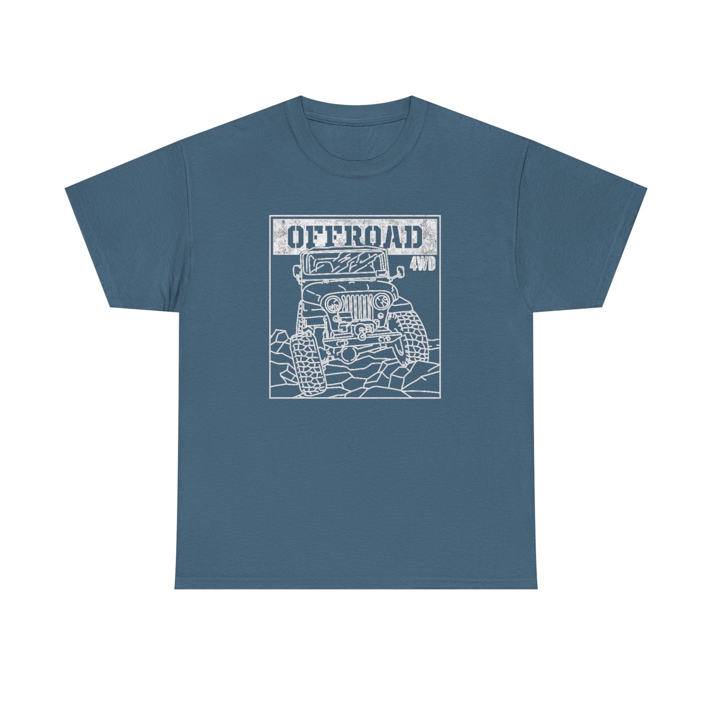 Offroad 4wd Retro Trailboss Graphic T Shirt NEW Unisex Heavy Cotton Tee