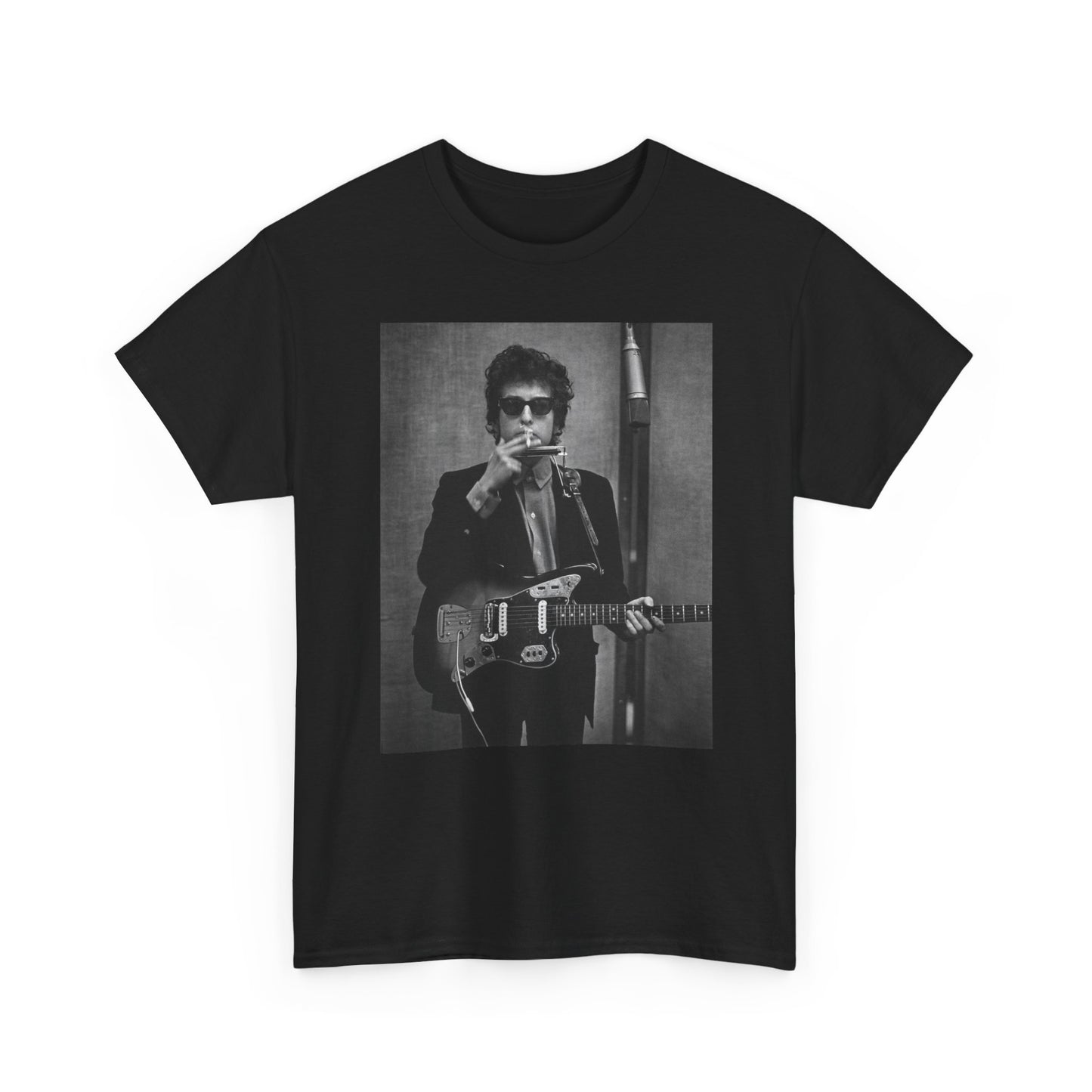 Bob Dylan T-shirt vintage classic rock retro art Unisex Heavy Cotton Tee