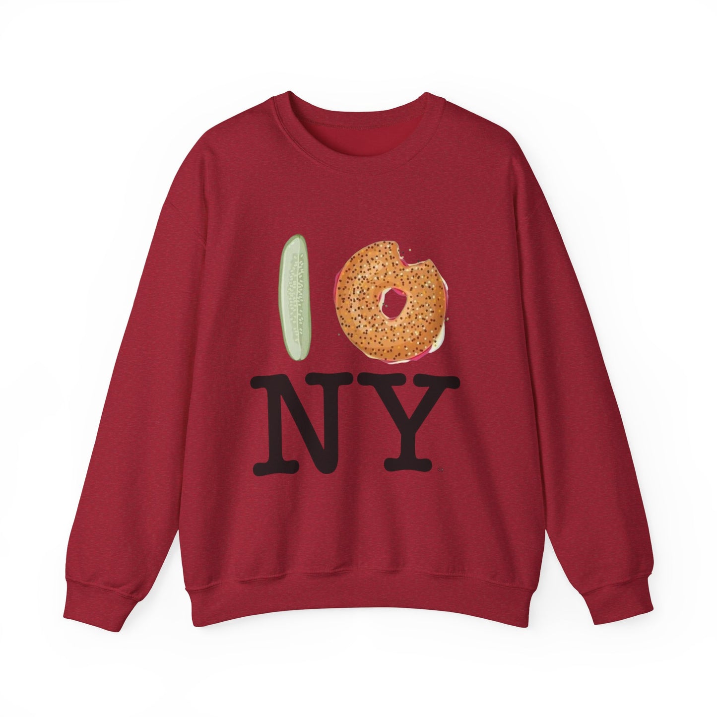 I Love New York Bagels Sweater NEW Unisex Heavy Blend™ Crewneck Sweatshirt