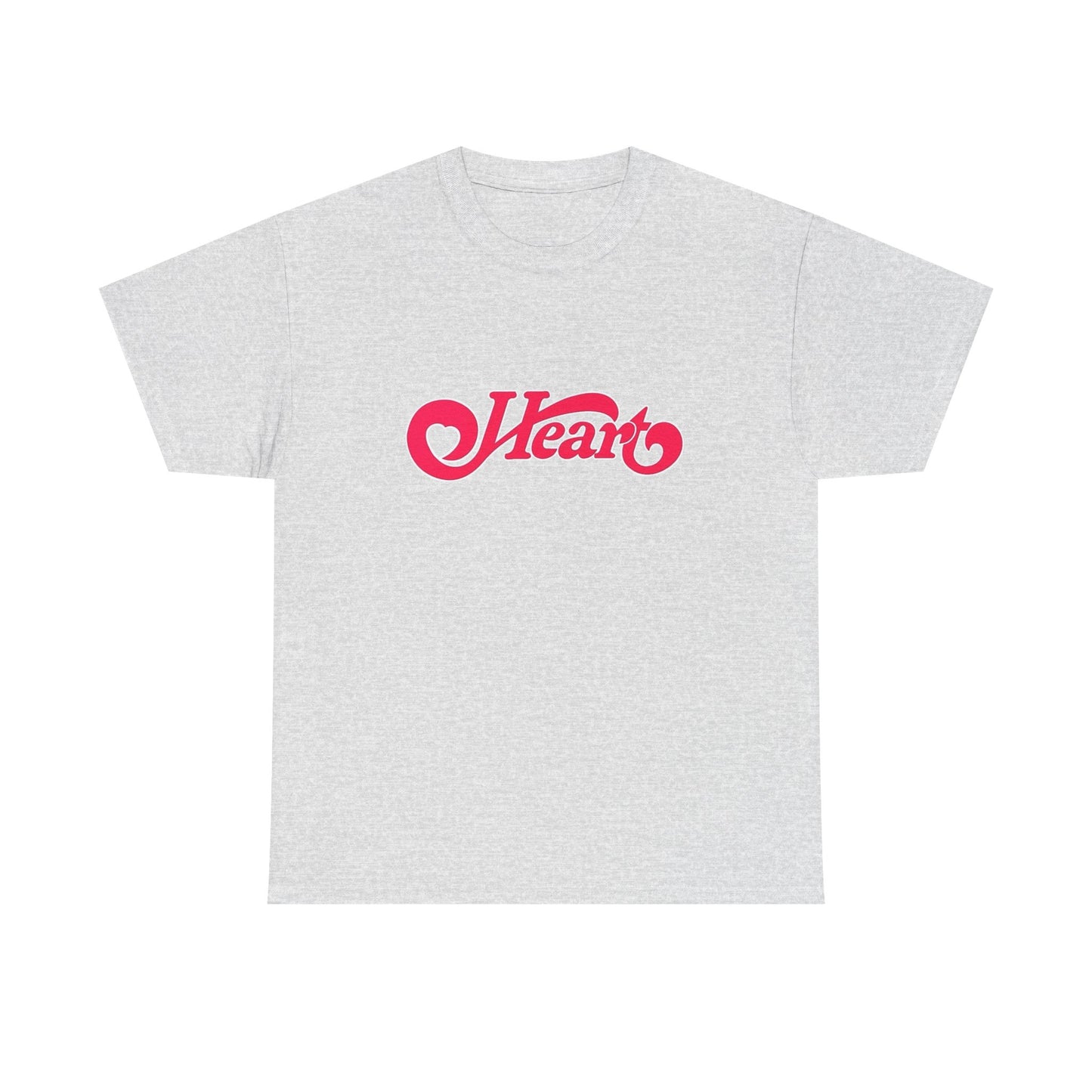 Heart Band Vintage Graphic T Shirt NEW Unisex Heavy Cotton Tee