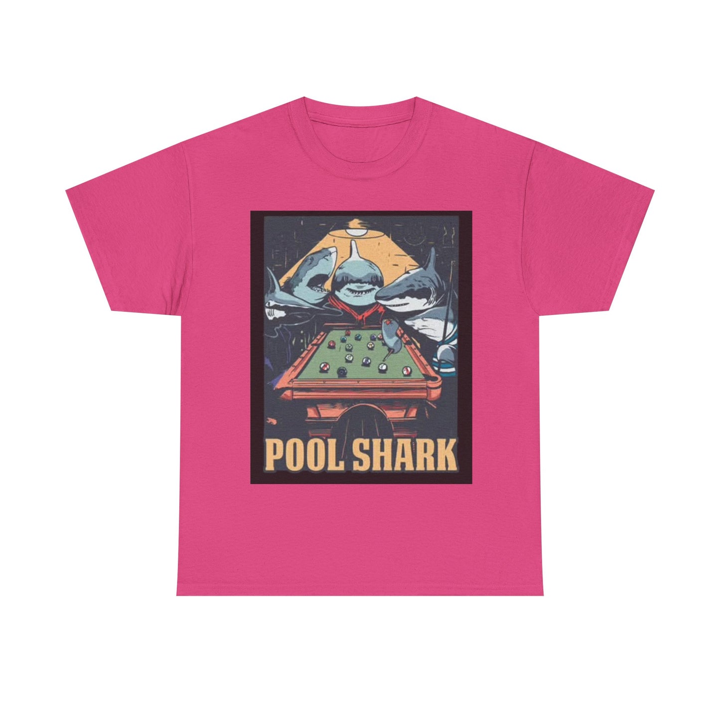 Pool Shark T Shirt Retro Funny Graphic T Vintage Pool Hall Rogan Unisex