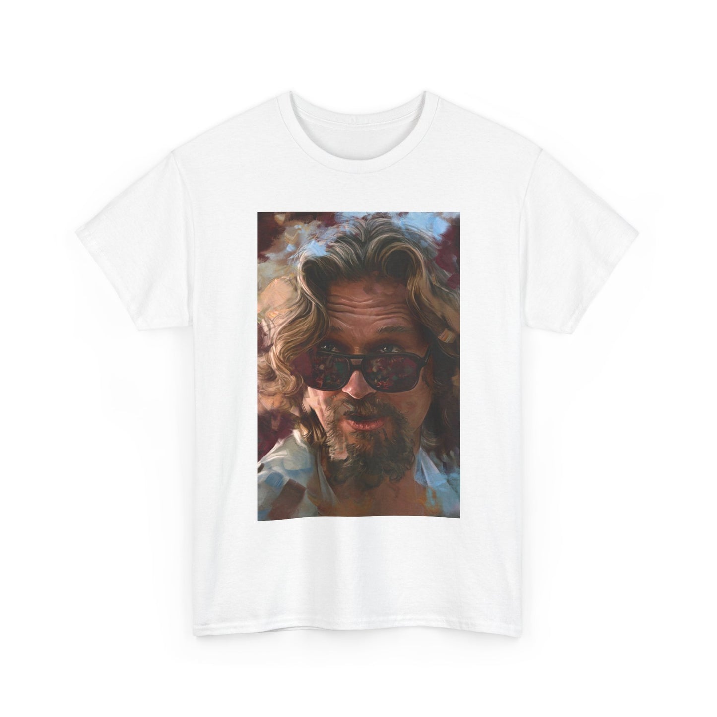 The Big Lebowski Shirt Vintage Movie Poster Retro Painting Cotton Tee 90s