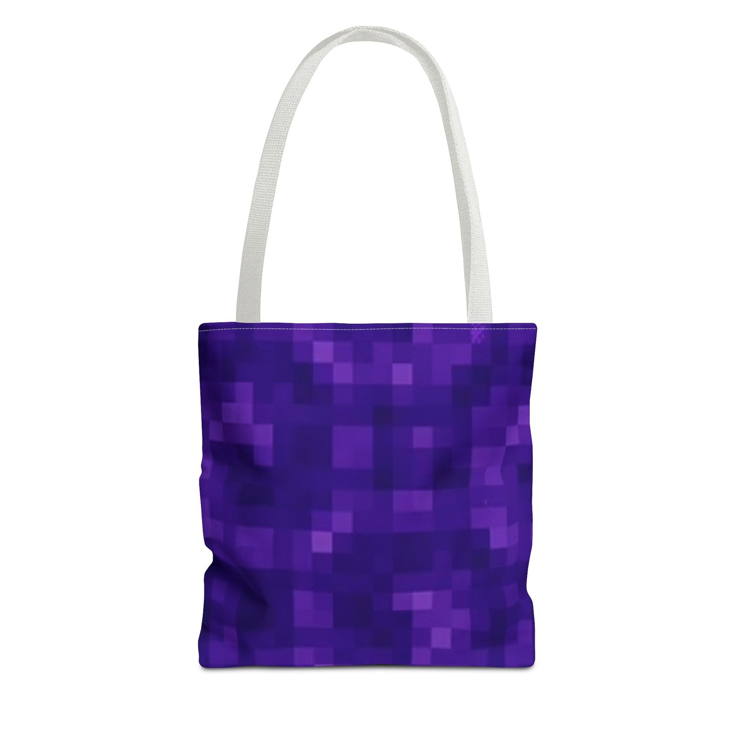 90s Pixelated Purple Multi Color BRAND NEW MODERN Tote Bag (AOP)