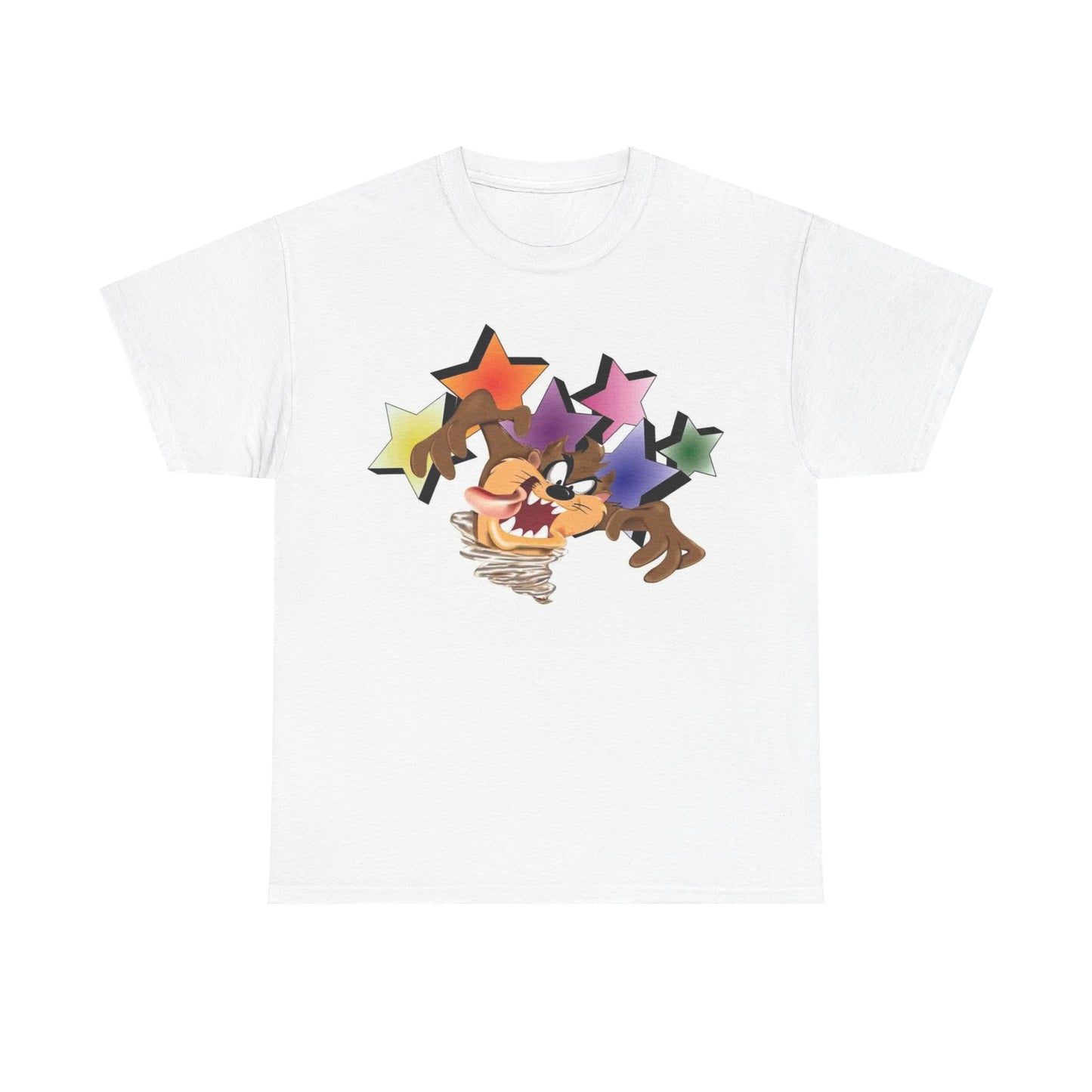 Tazmanian Devil Shirt Vintage Cartoon Retro Graphics Unisex Heavy Cotton Tee