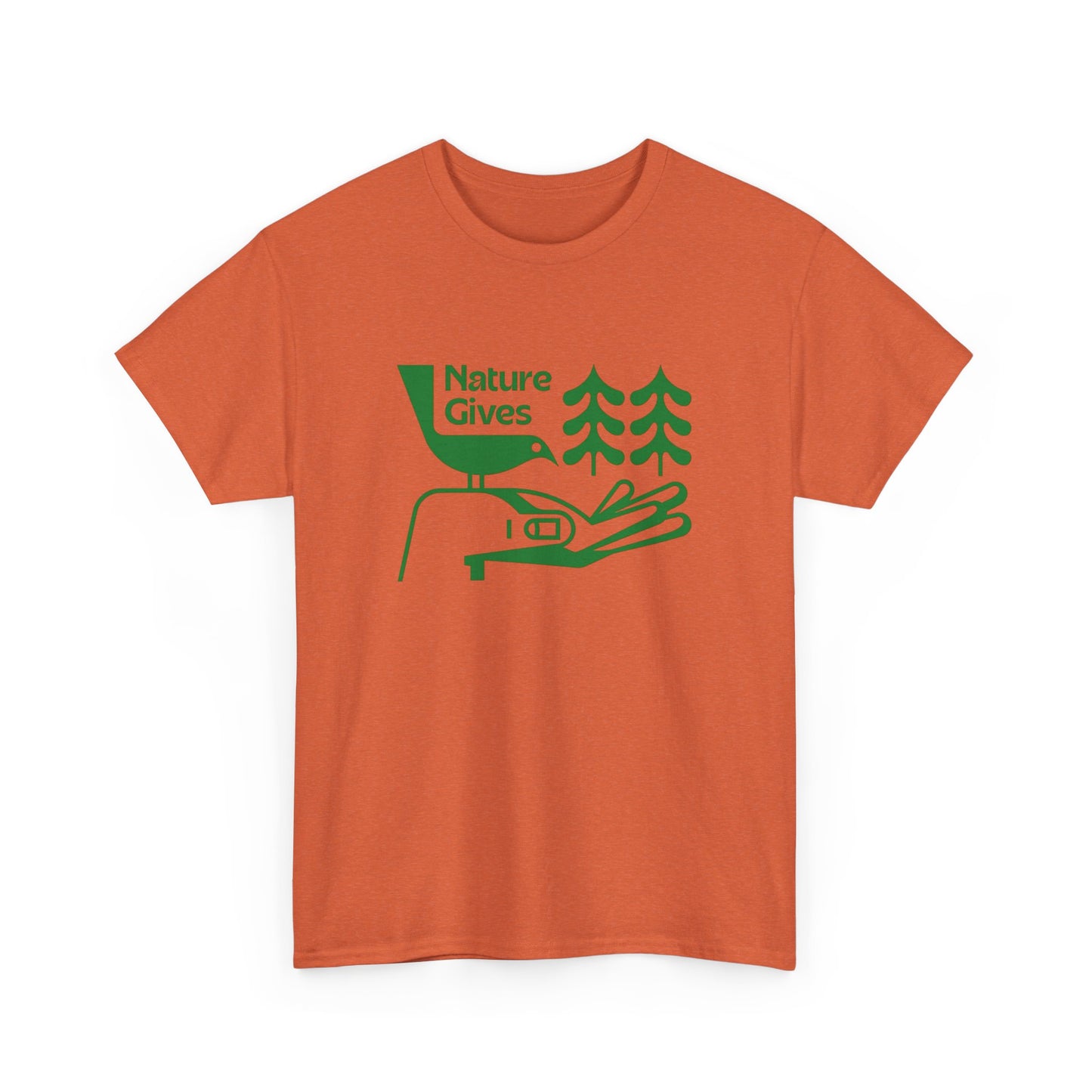 Nature Gives Vintage Graphic T Shirt NEW ADULT TEE Cotton