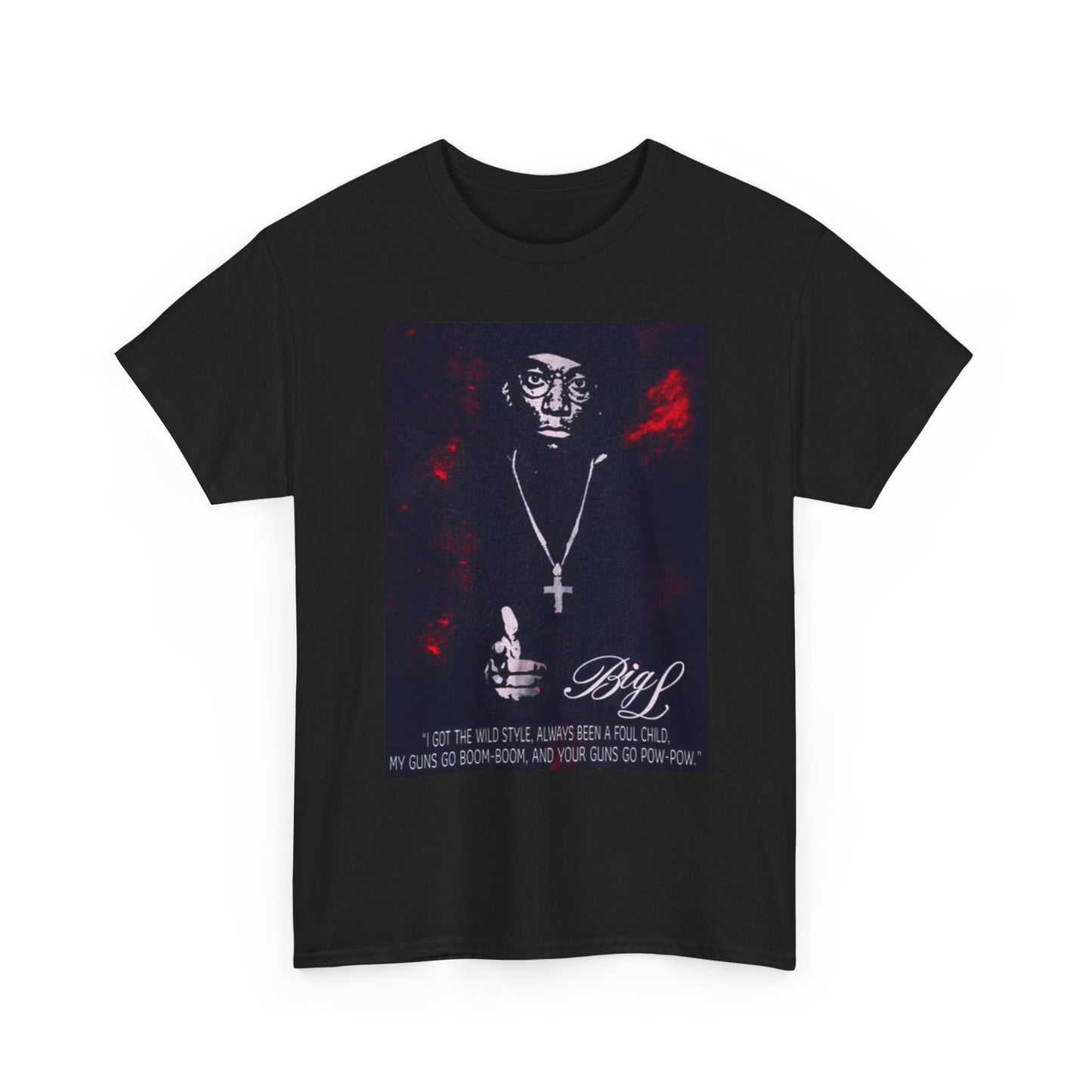 Big L Graphic T Shirt Vintage Hip Hop Rap Retro Unisex Heavy Cotton Tee