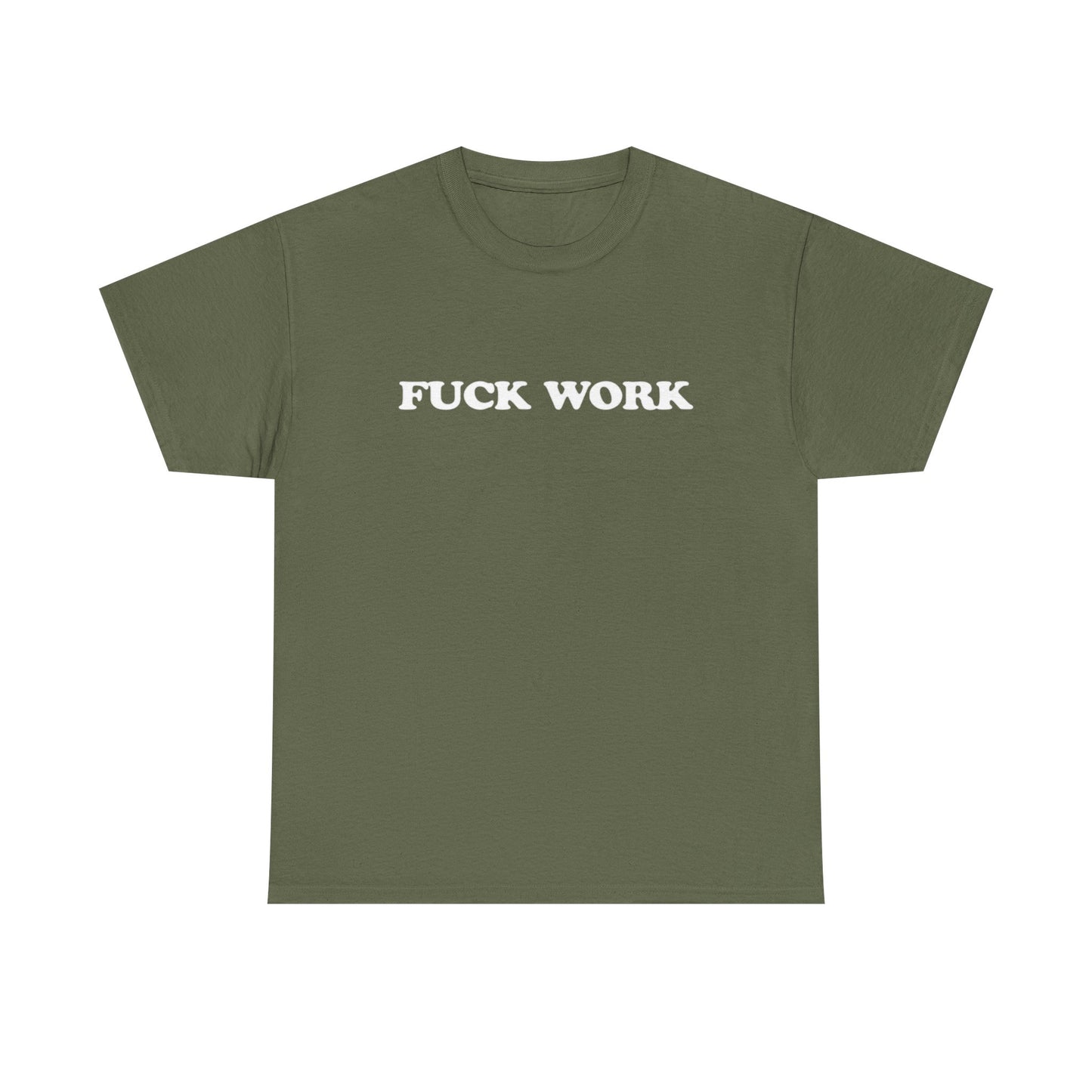F Work Graphic T Shirt OWN BOSS Motivation GYM Unisex Heavy Cotton Tee