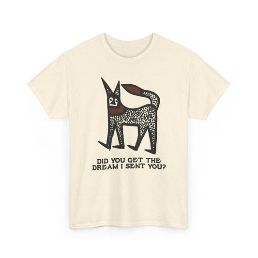 Sleep Demon's Whimsical Dog Dream Quote T-Shirt Men's Tee