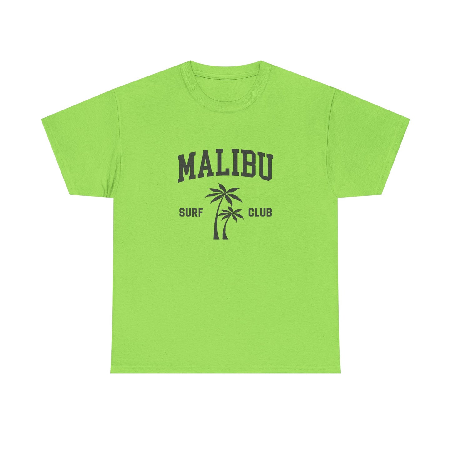 Malibu Surf Club Graphic T Shirt NEW Unisex Heavy Cotton Tee