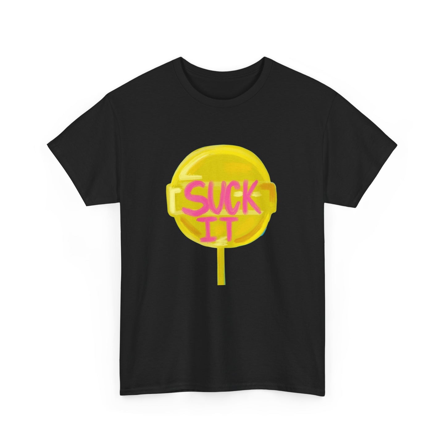 Suck It Funny Graphic T Shirt Unisex Heavy Cotton Tee Gift