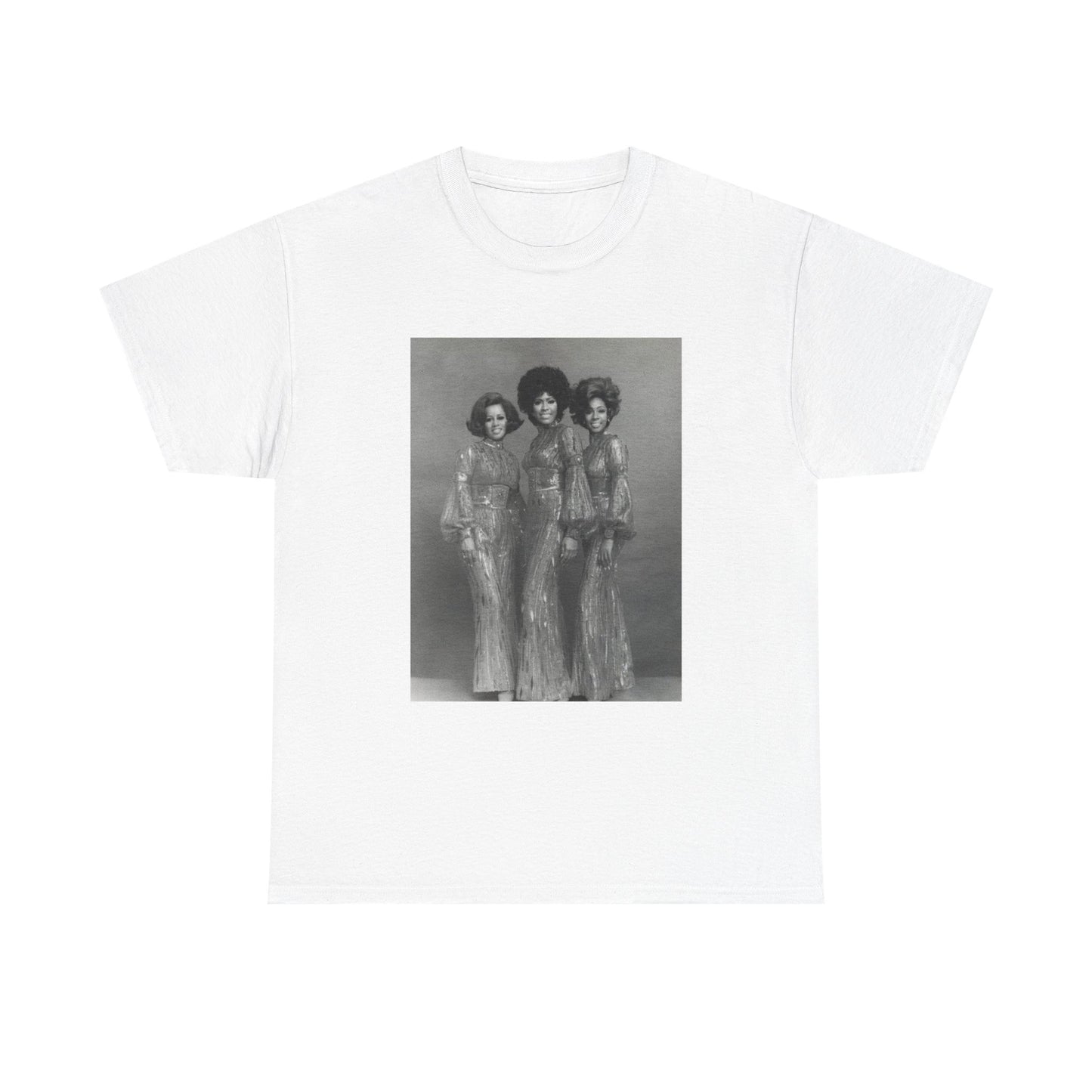 The Supremes Tshirt Vintage Diana Ross Retro Photo Unisex Heavy Cotton Tee