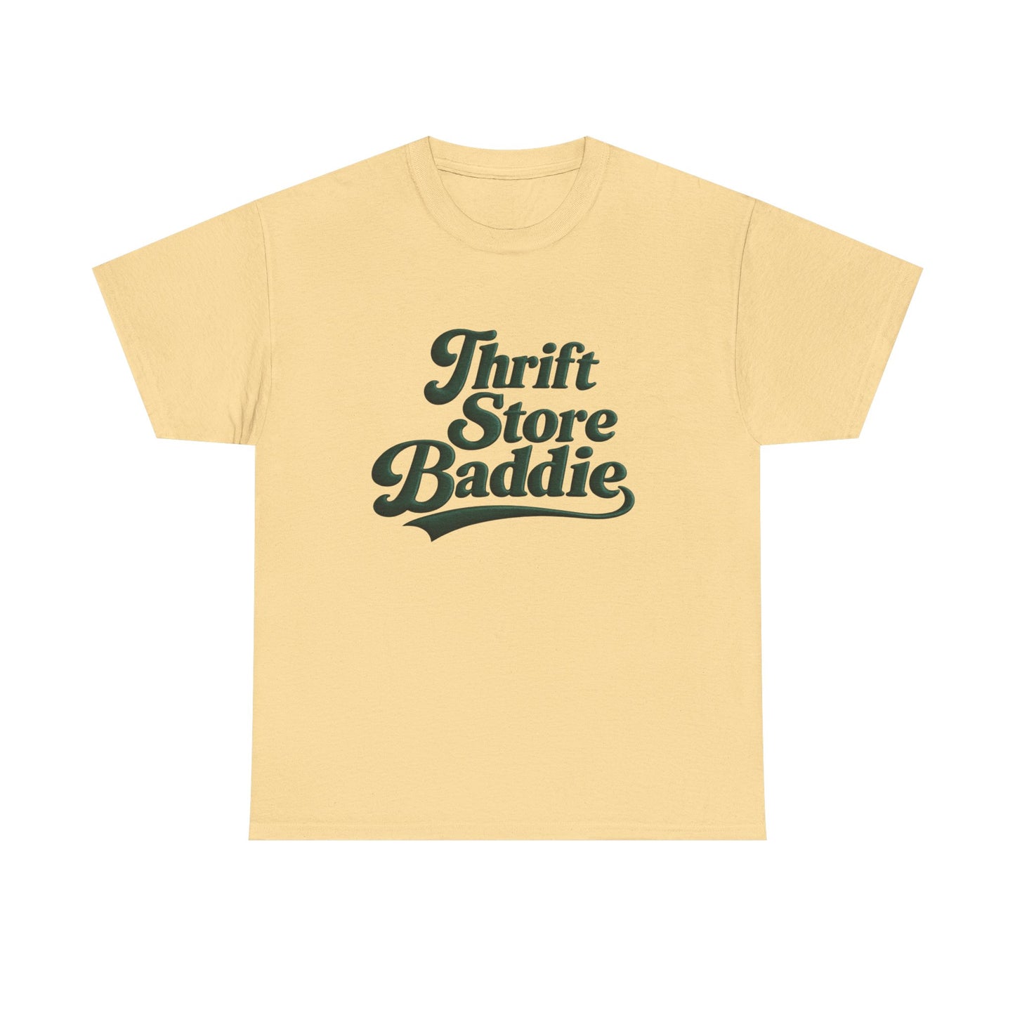Thrift Store Baddie Graphic T Shirt New Adult Unisex Heavy Cotton Tee