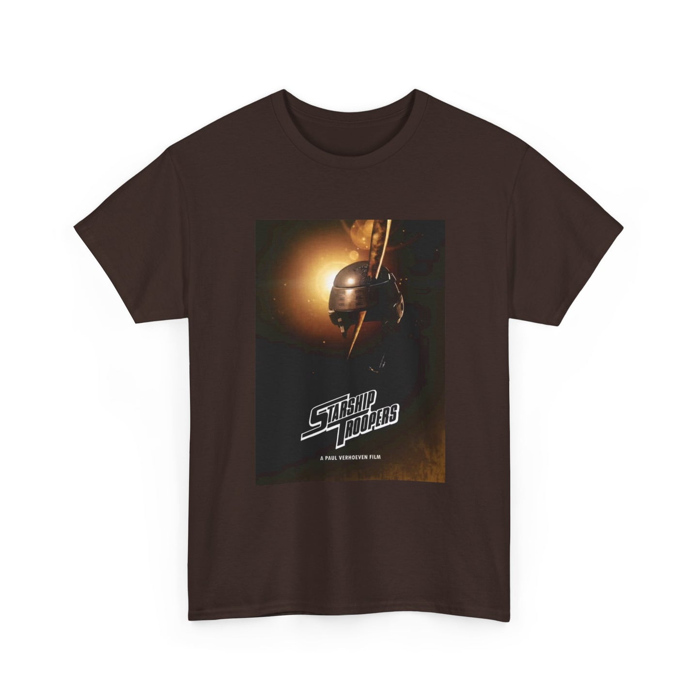 StarShip Troopers Tshirt Retro Action Movie Vintage Unisex Heavy Cotton Tee