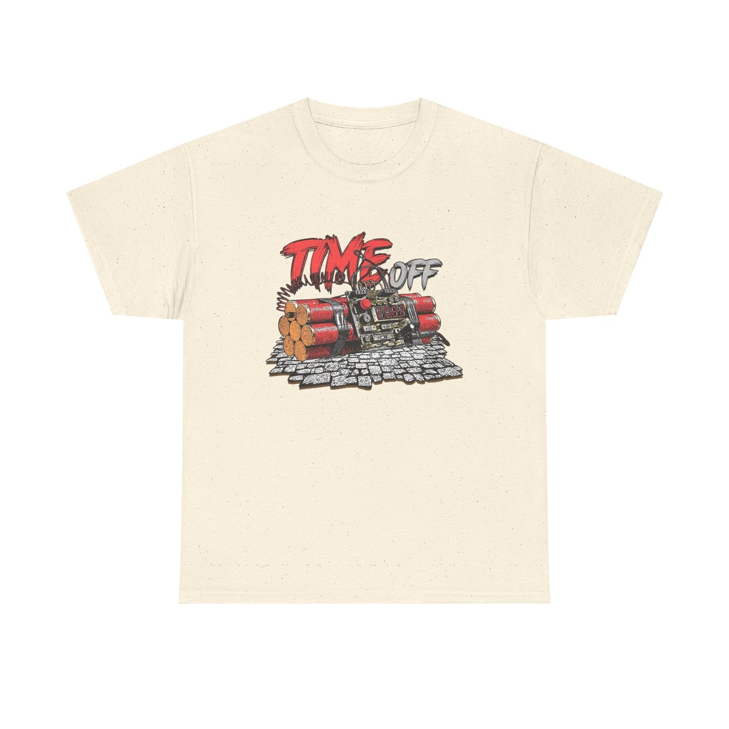 Time Off Time Bomb Graphic T Shirt NEW GIFT Unisex Heavy Cotton Tee