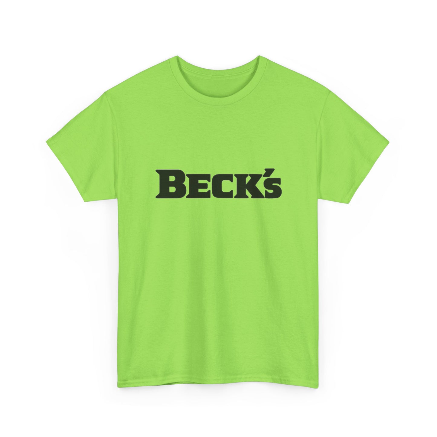 Becks Beer Vintage Tee Graphic T Shirt NEW Unisex Heavy Cotton Tee