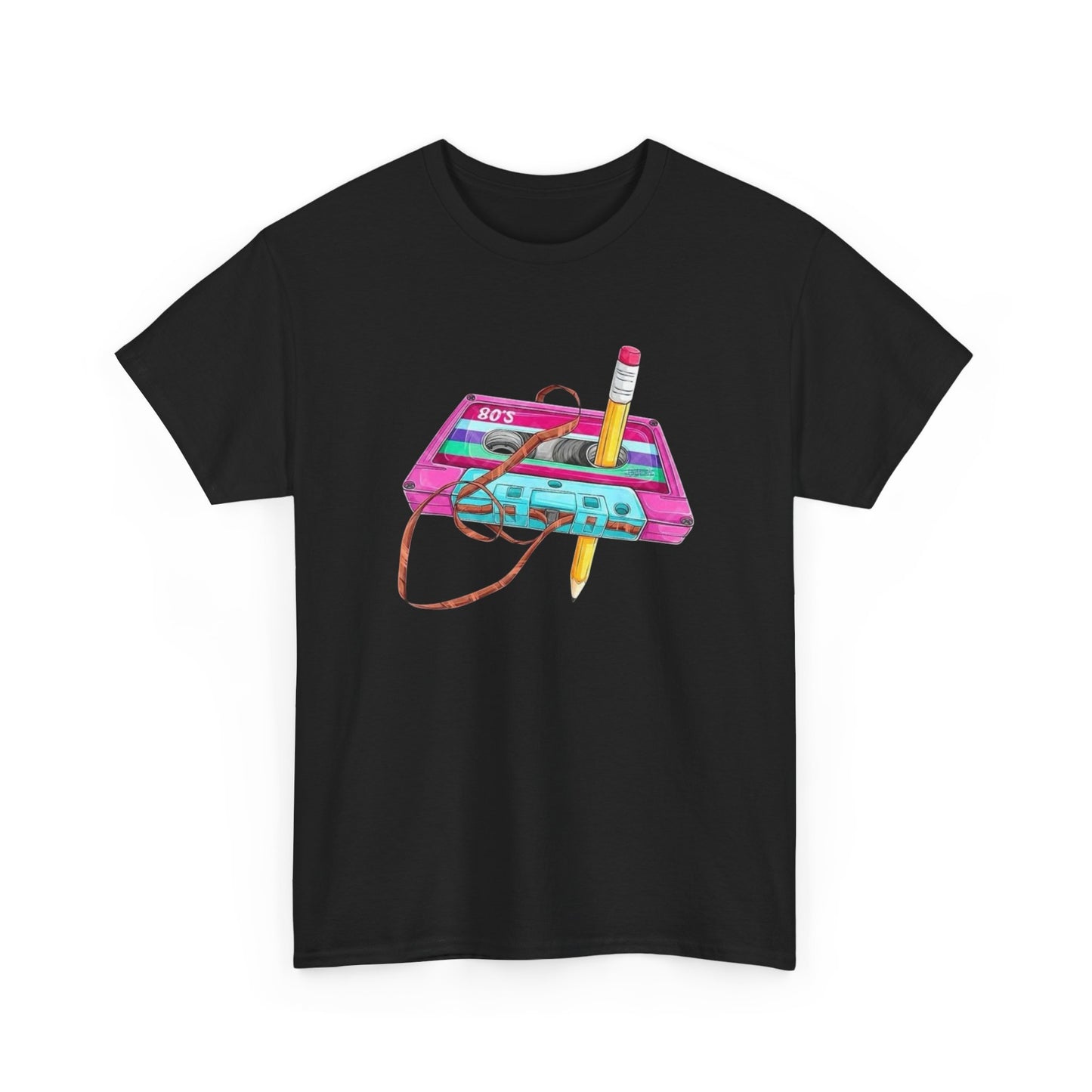Vintage Tape Cassette Funny T Shirt S-5XL NEW Unisex Cotton Tee