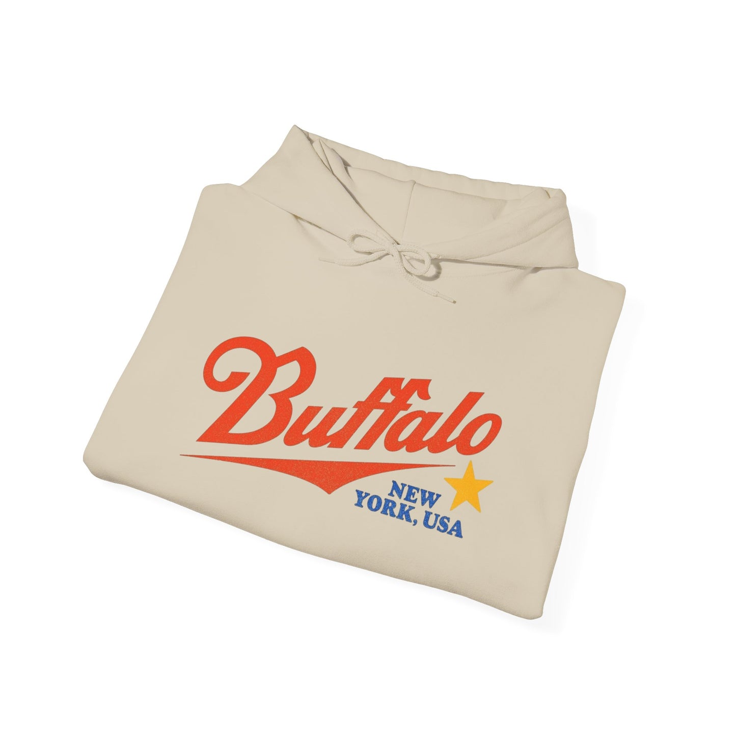 Buffalo New York Graphic Hoodie Unisex Heavy Blend™ Hooded Sweatshirt