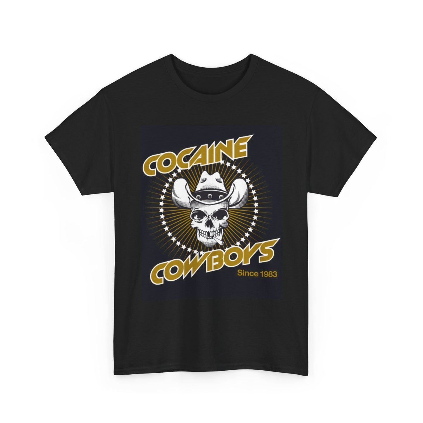 Cocaine Cowboys Graphic T Shirt Vintage Metal  Unisex Heavy Cotton Tee
