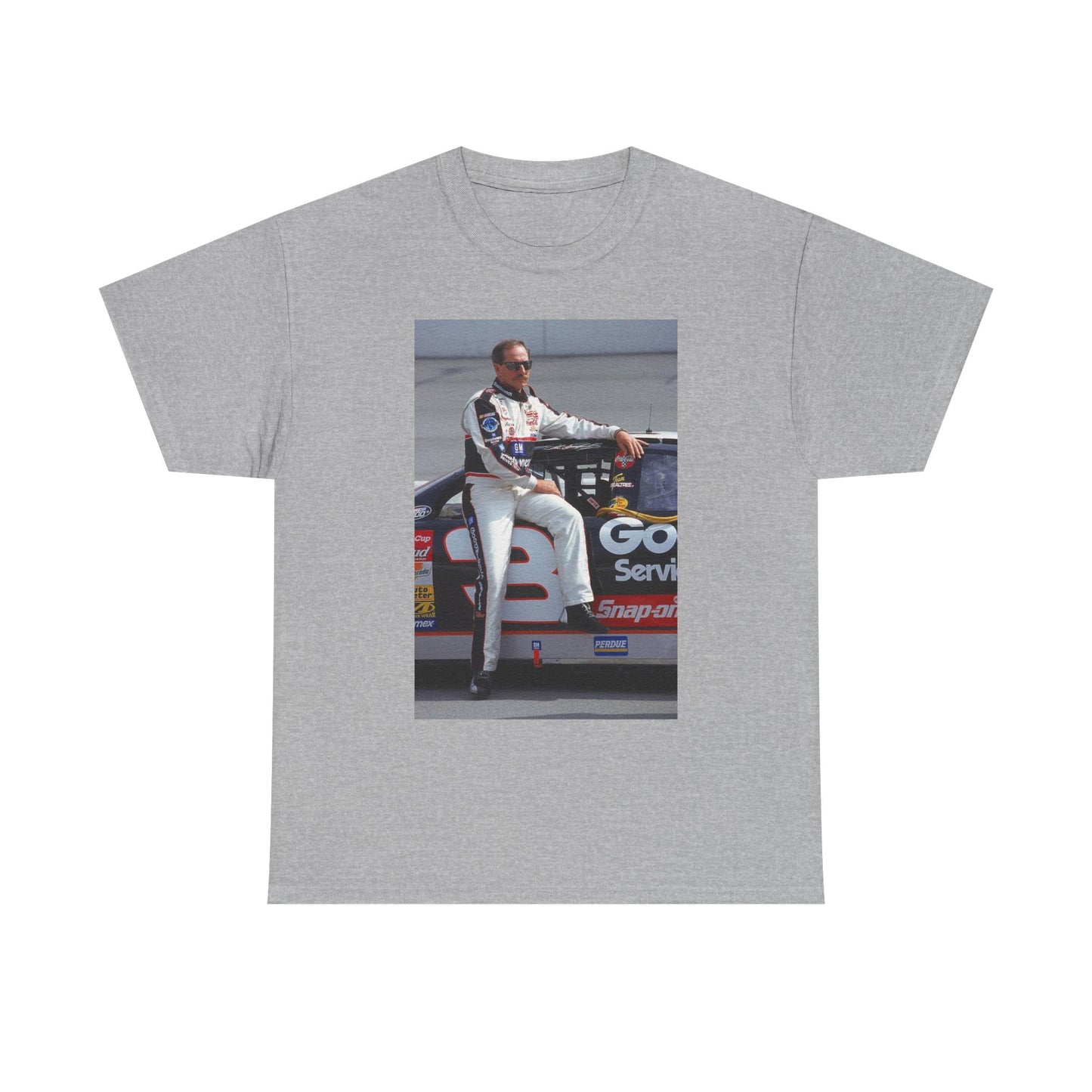 Dale Earnhardt Vintage Racing Graphic Retro Unisex Heavy Cotton Tee Classic