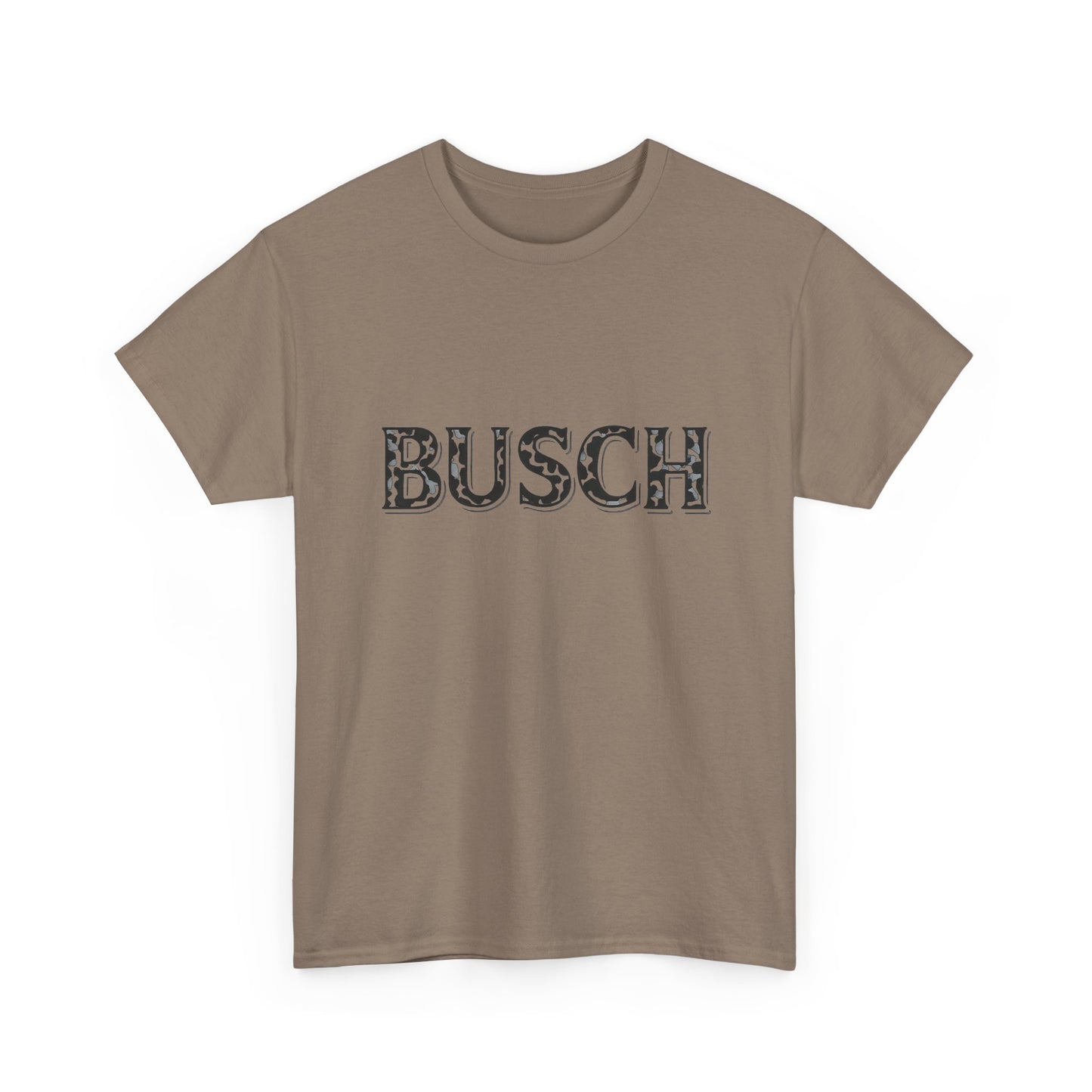 Busch Beer MULTIPLE COLORS Graphic T Shirt NEW Unisex Heavy Cotton Tee