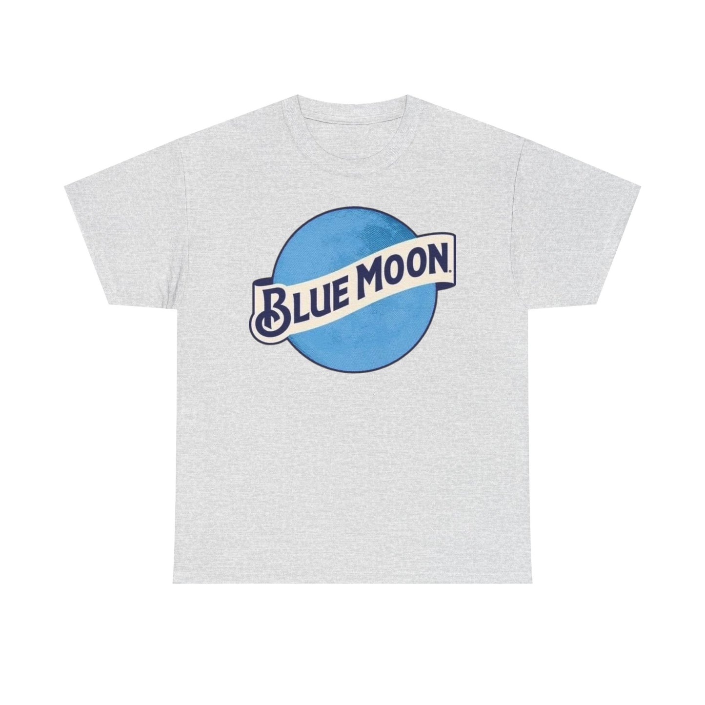 Blue Moon Vintage Beer Graphic T Shirt Men's Heavy Cotton Tee