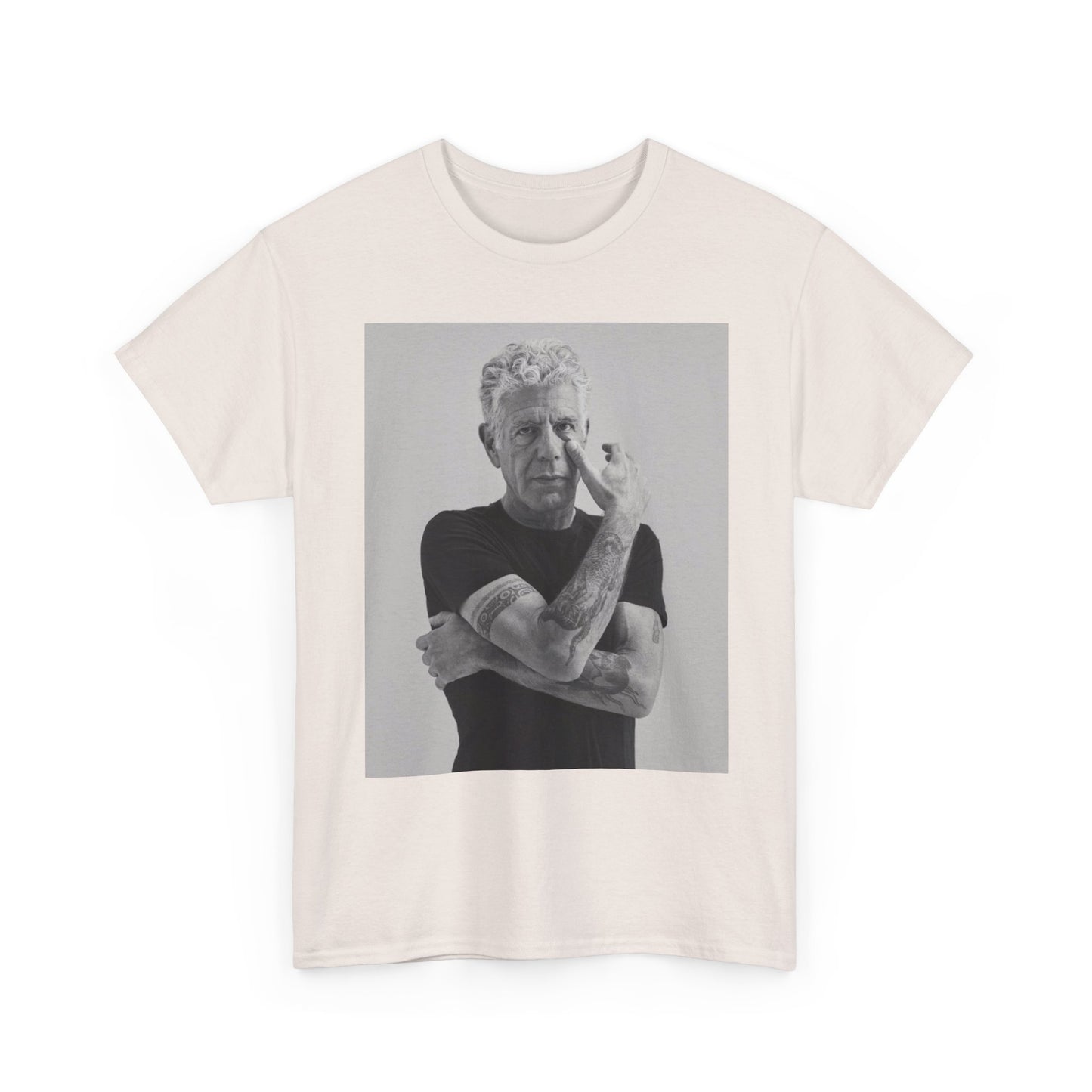 Anthony Bourdain Shirt New York Chef Vintage Graphic Unisex Heavy Cotton Tee