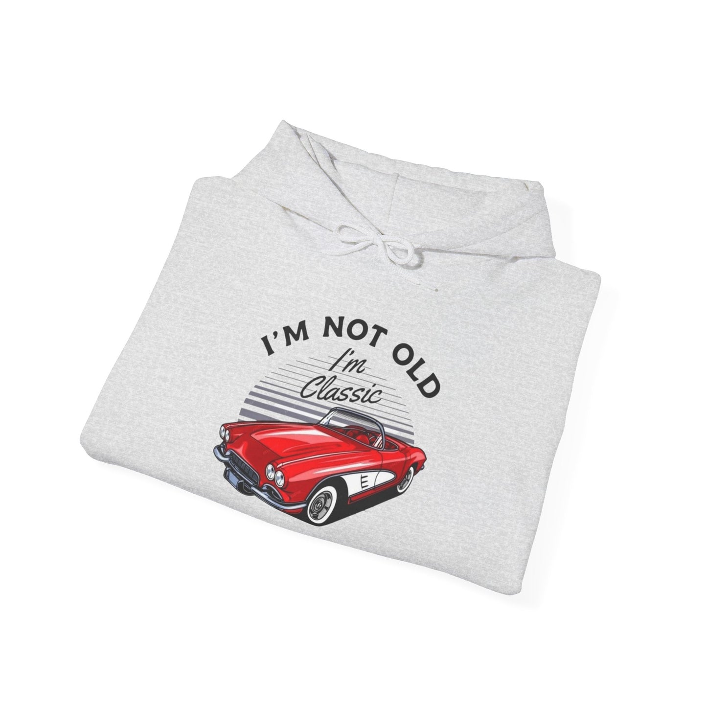 Classic Corvette Retro Graphic Hoodie Unisex Heavy Blend™ Hooded Sweatshirt