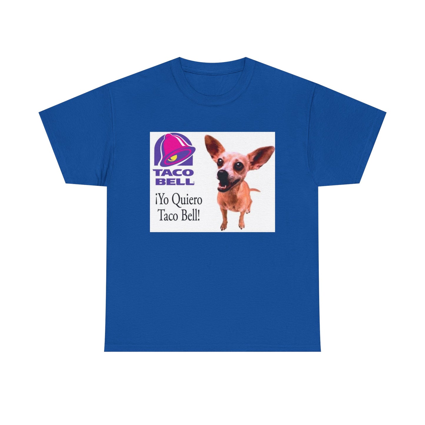 Taco Bell Shirt Funny Retro Logo Mexican Dog 90s Nostalgia Unisex Heavy Cotton