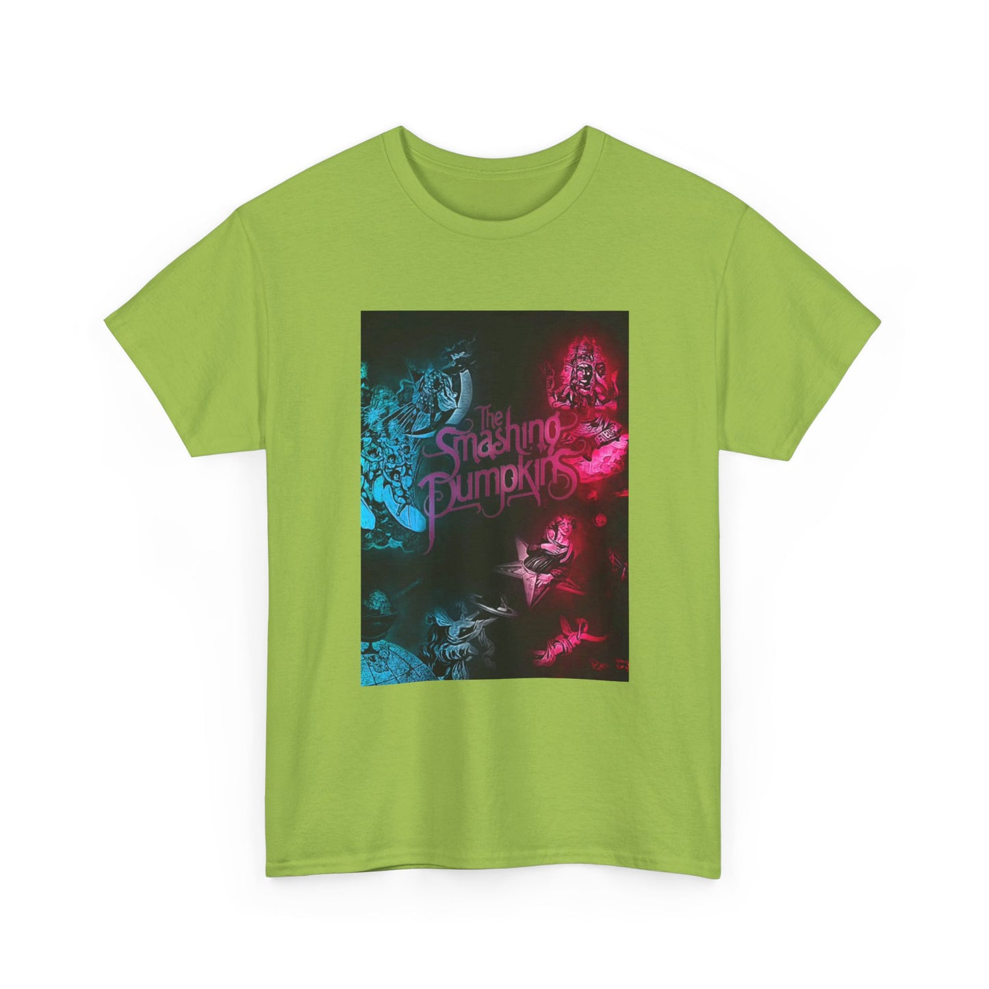 The Smashing Pumpkins Tshirt Vintage Merch Neon Unisex Heavy Cotton Tee