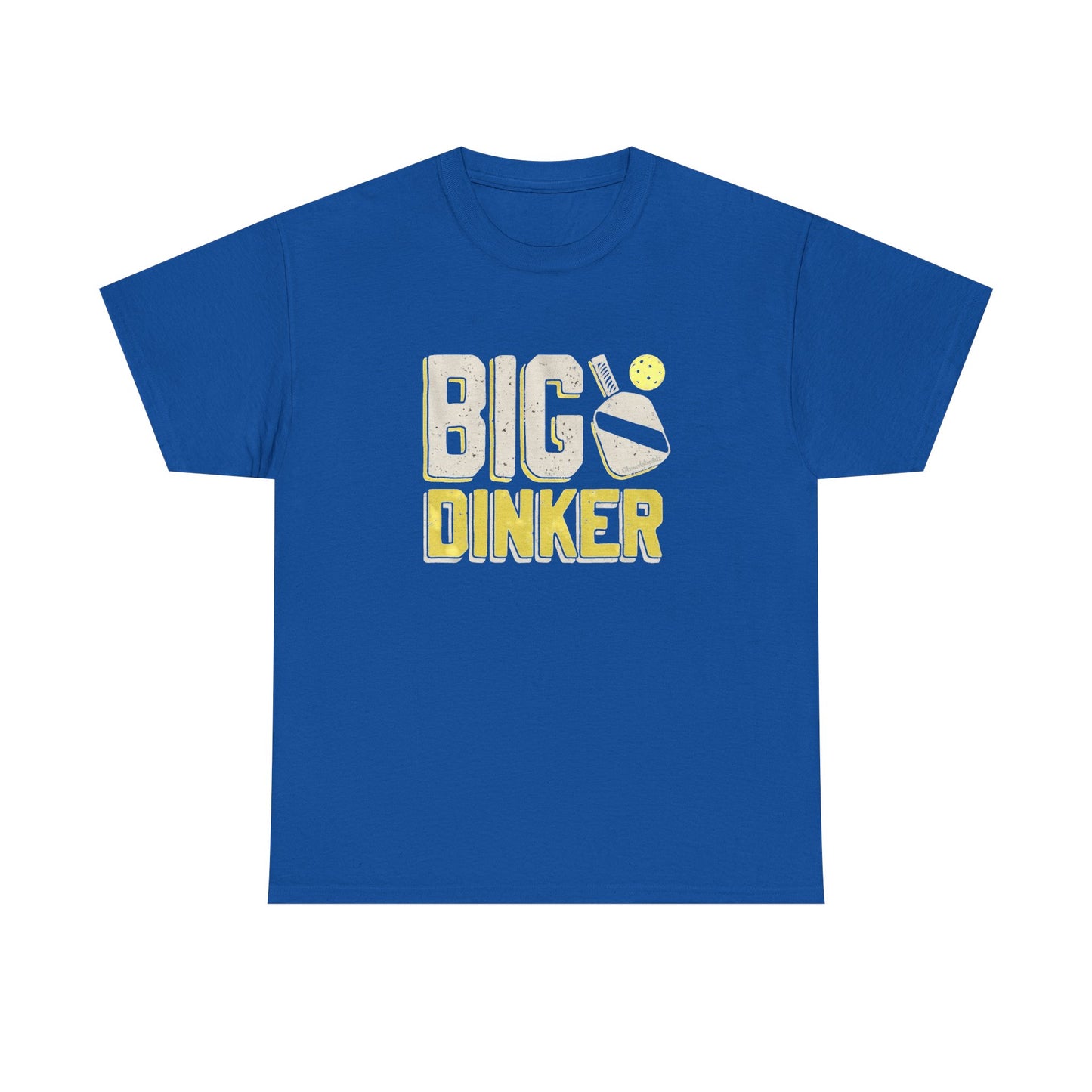 Big Dinker Pickle Ball Graphic T Shirt NEW Unisex Heavy Cotton Tee