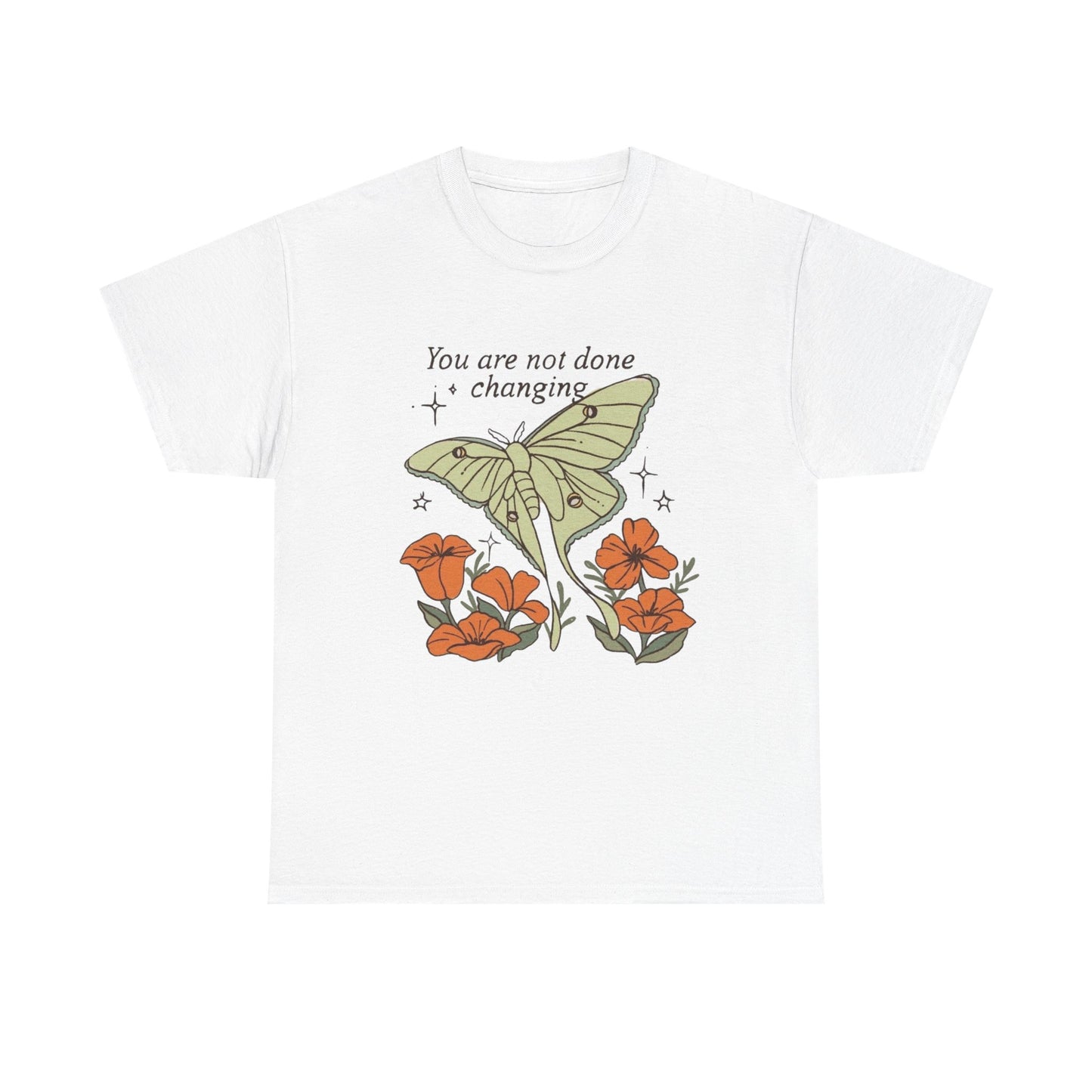 You Are Not Done Changing Graphic T Shirt NEW ADULT Tee