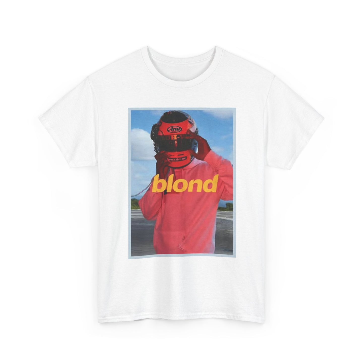 Blond Frank Ocean Graphic T Shirt Retro Album Art Unisex Heavy Cotton Tee