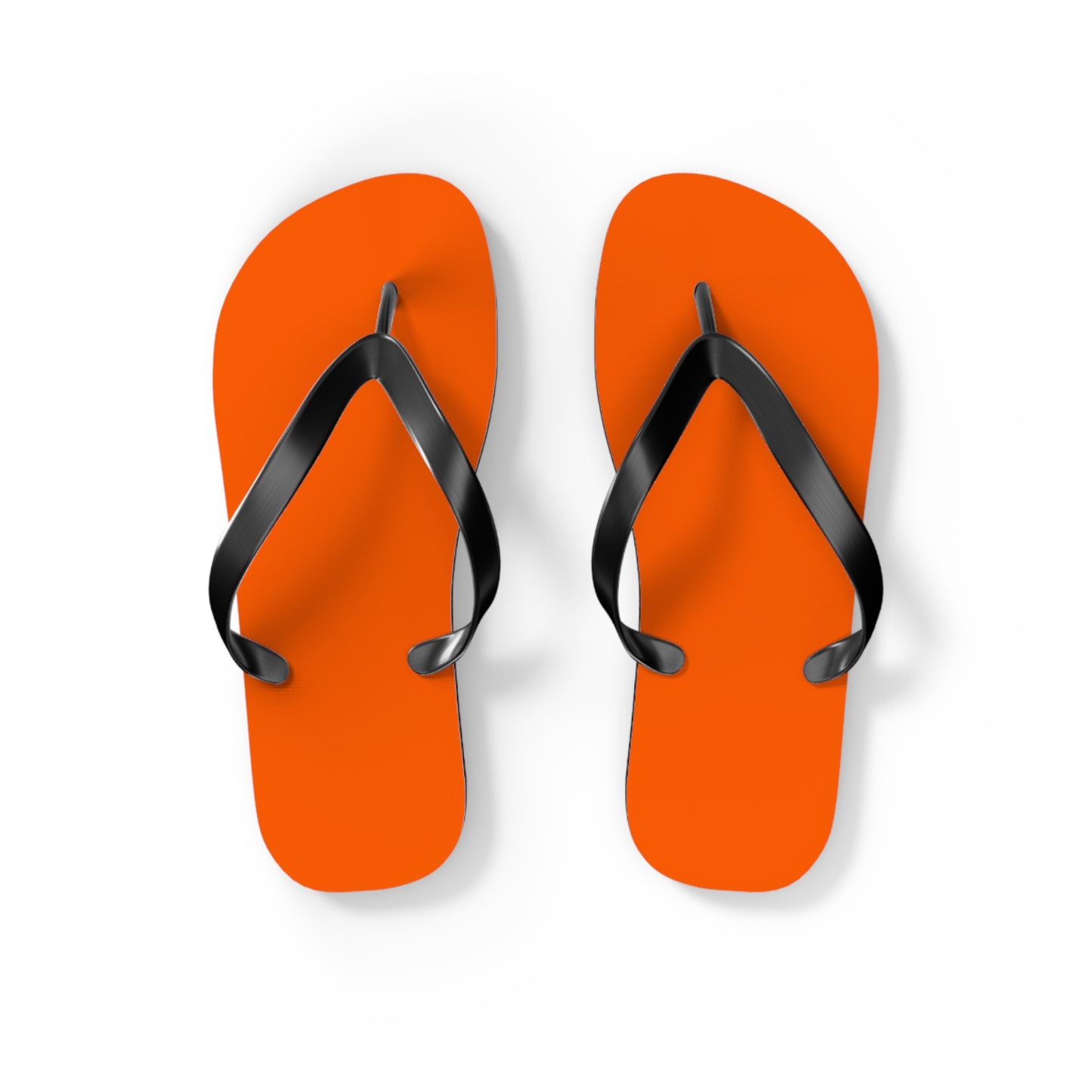 Bright Orange Flip Flops, Sandals Slides, Summer Footwear, Brand New