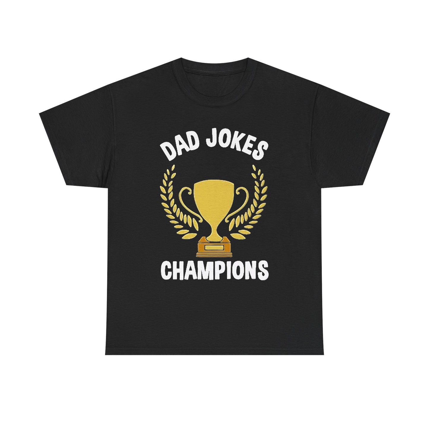 Dad Jokes Champion T SHIRT Retro Funny Jokes GIFT Unisex Heavy Cotton Tee