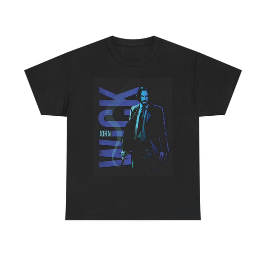 John Wick Graphic T Shirt Retro Movie Poster Unisex Heavy Cotton Tee