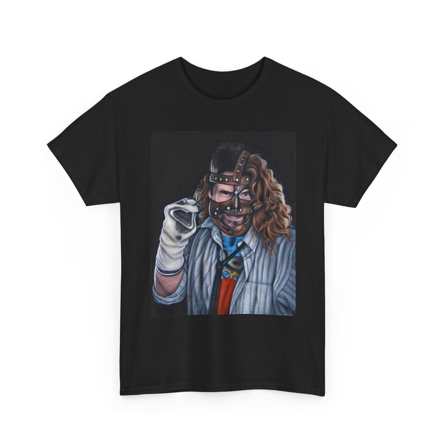 Mick Foley Graphic T Shirt Vintage Wrestling Retro Heavy Cotton Tee NEW WWE