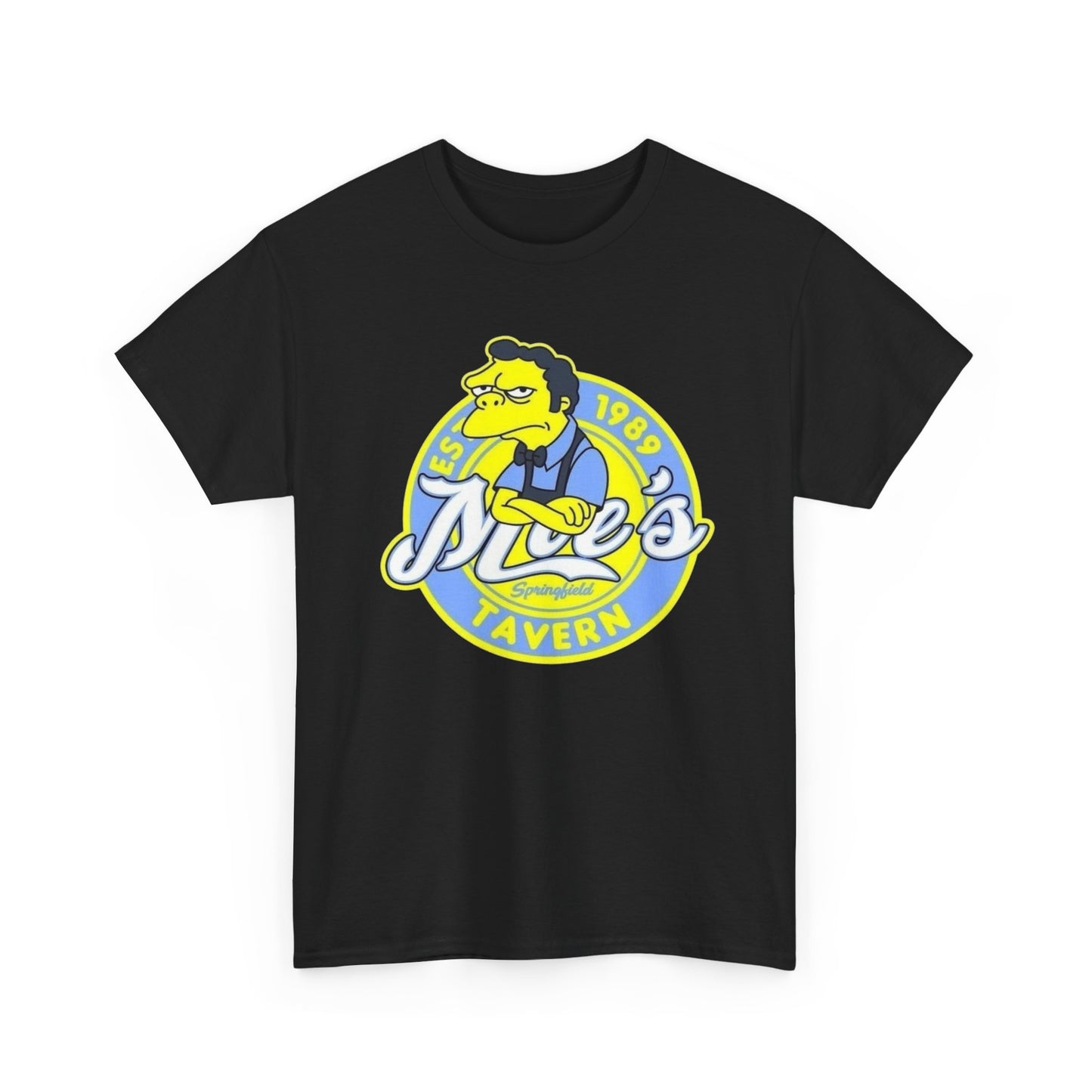 Moe's Tavern Vintage Funny Graphic T Shirt NEW Heavy Cotton Tee
