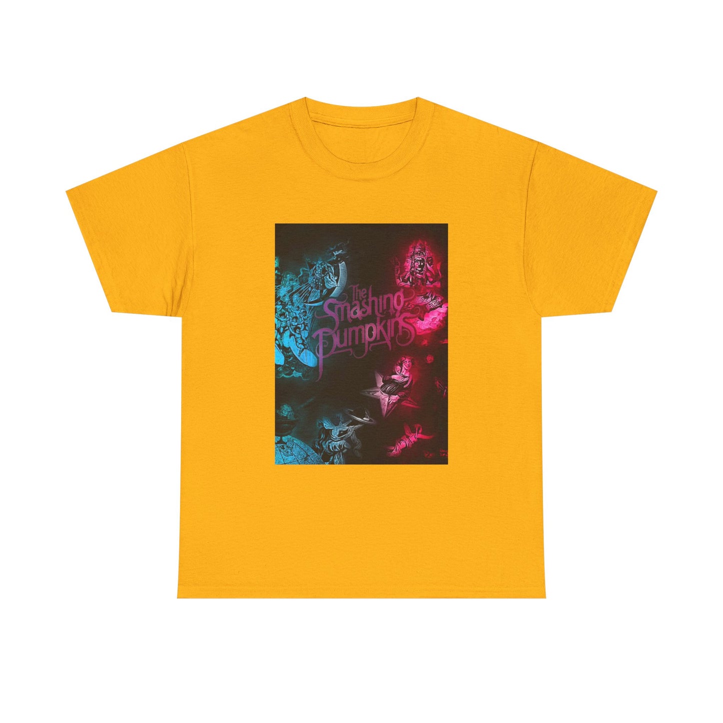 The Smashing Pumpkins Tshirt Vintage Merch Neon Unisex Heavy Cotton Tee