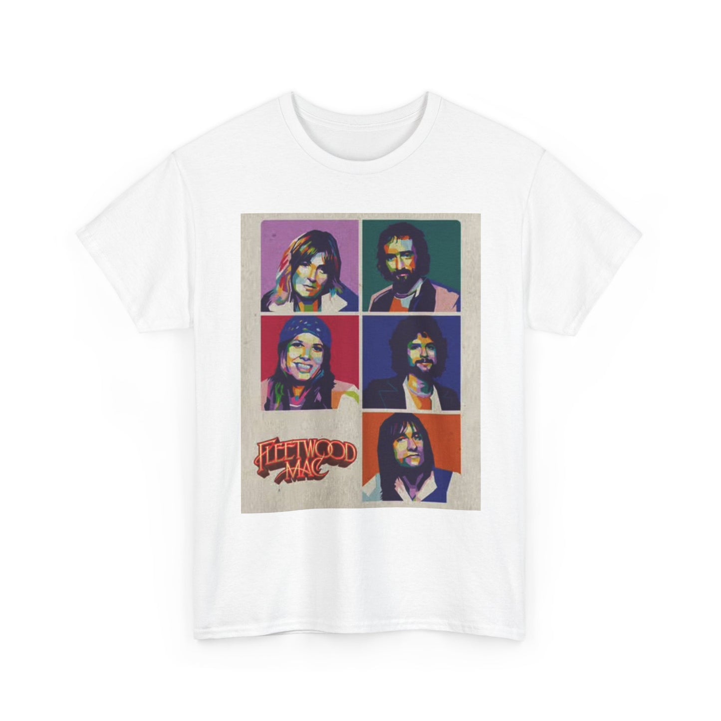 Fleetwood Mac Vintage Rock Shirt Retro 70s Unisex Heavy Cotton Tee
