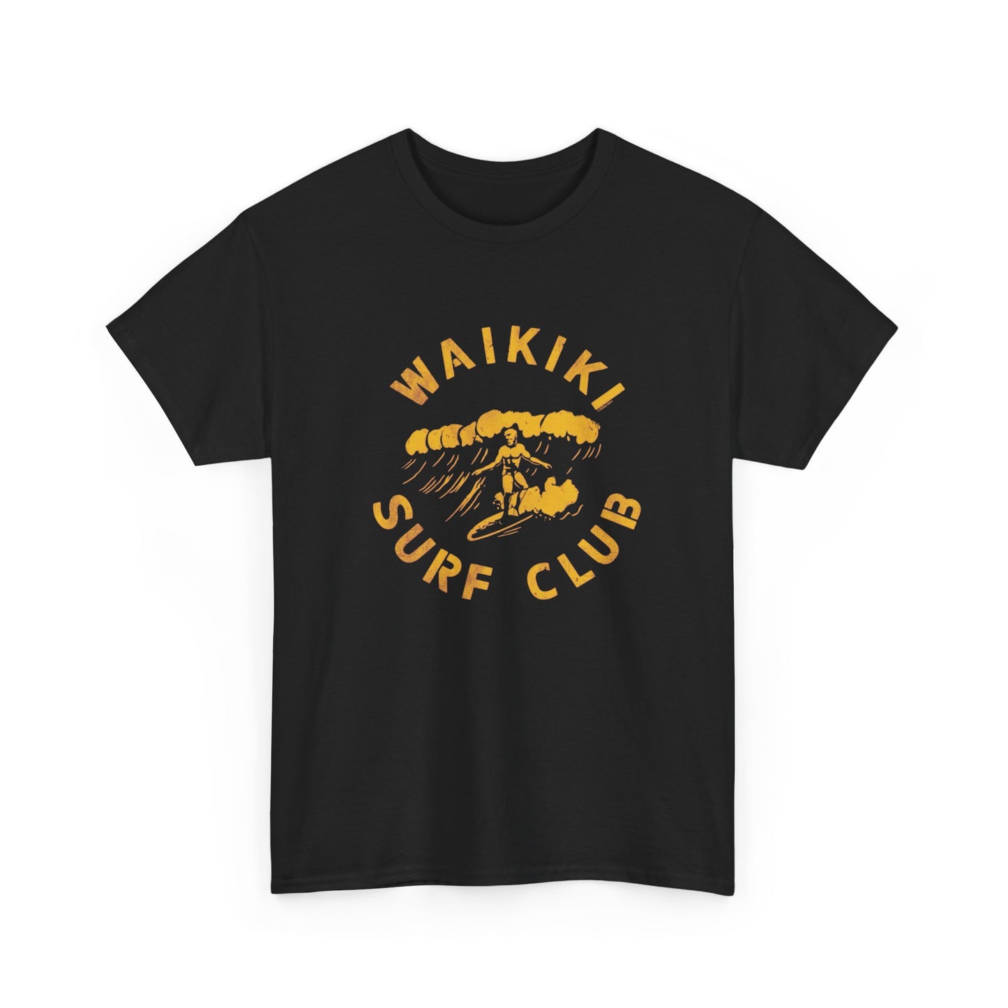 Waikiki Surf Club Graphic T Shirt ADULT NEW Unisex Heavy Cotton Tee