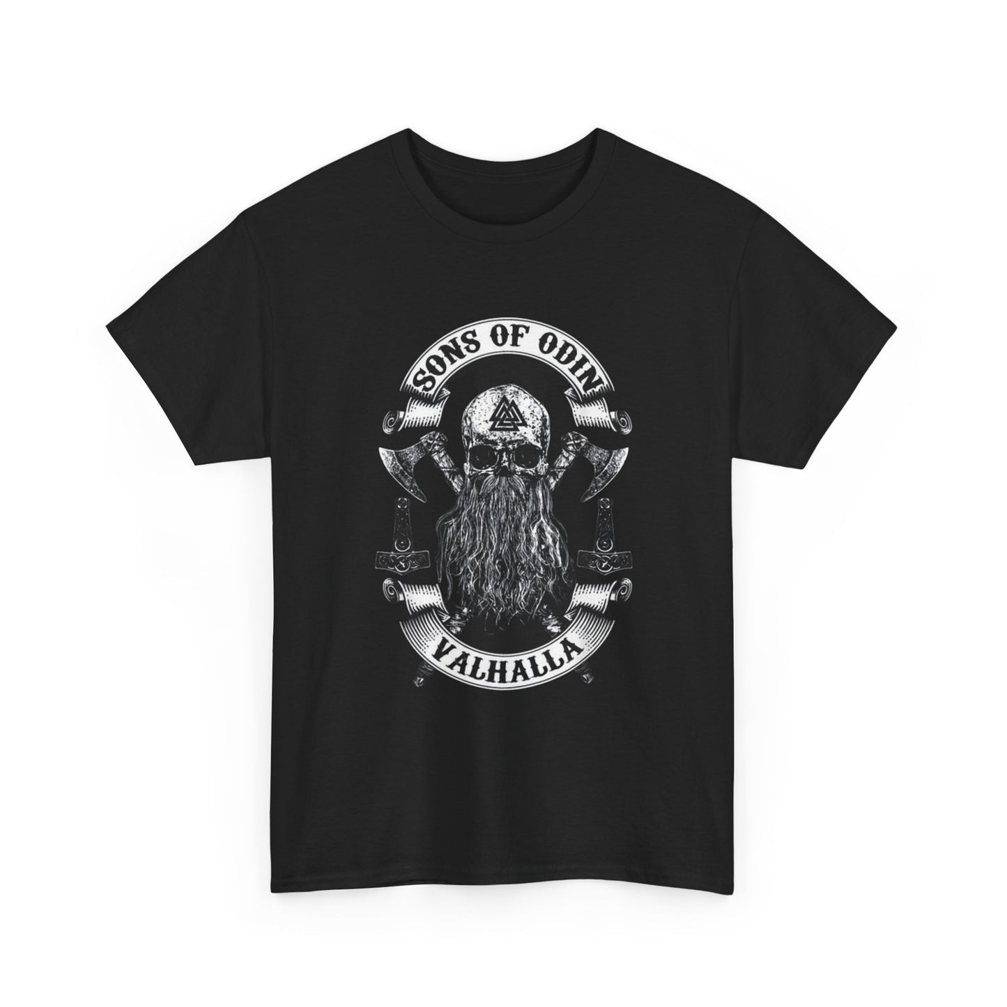 Son Of Odin Valhalla Graphic T Shirt NEW ADULT TEE VINTAGE