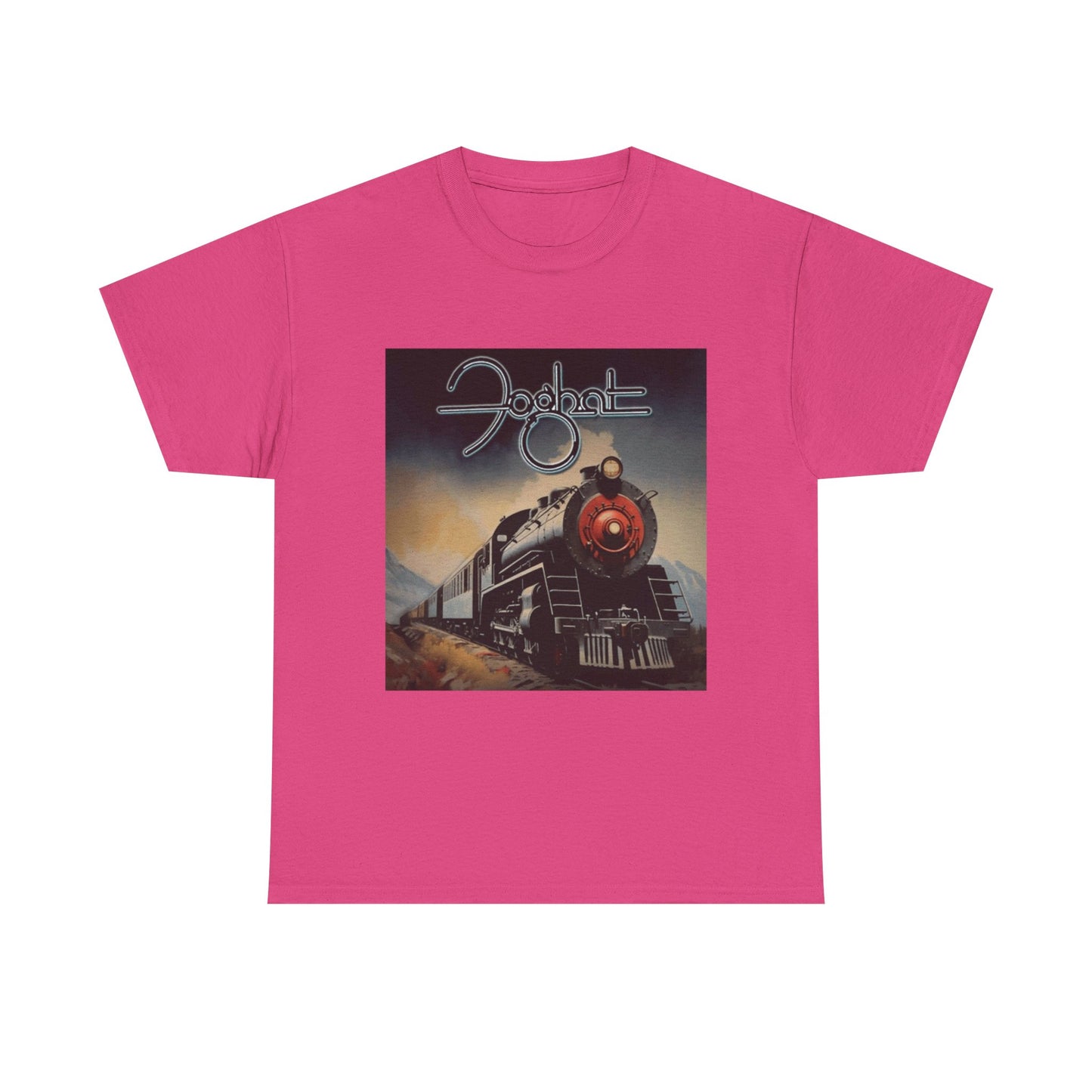 FogHat Tshirt Vintage Rock Poster Retro 70s Woodstock Unisex Heavy Cotton Tee q